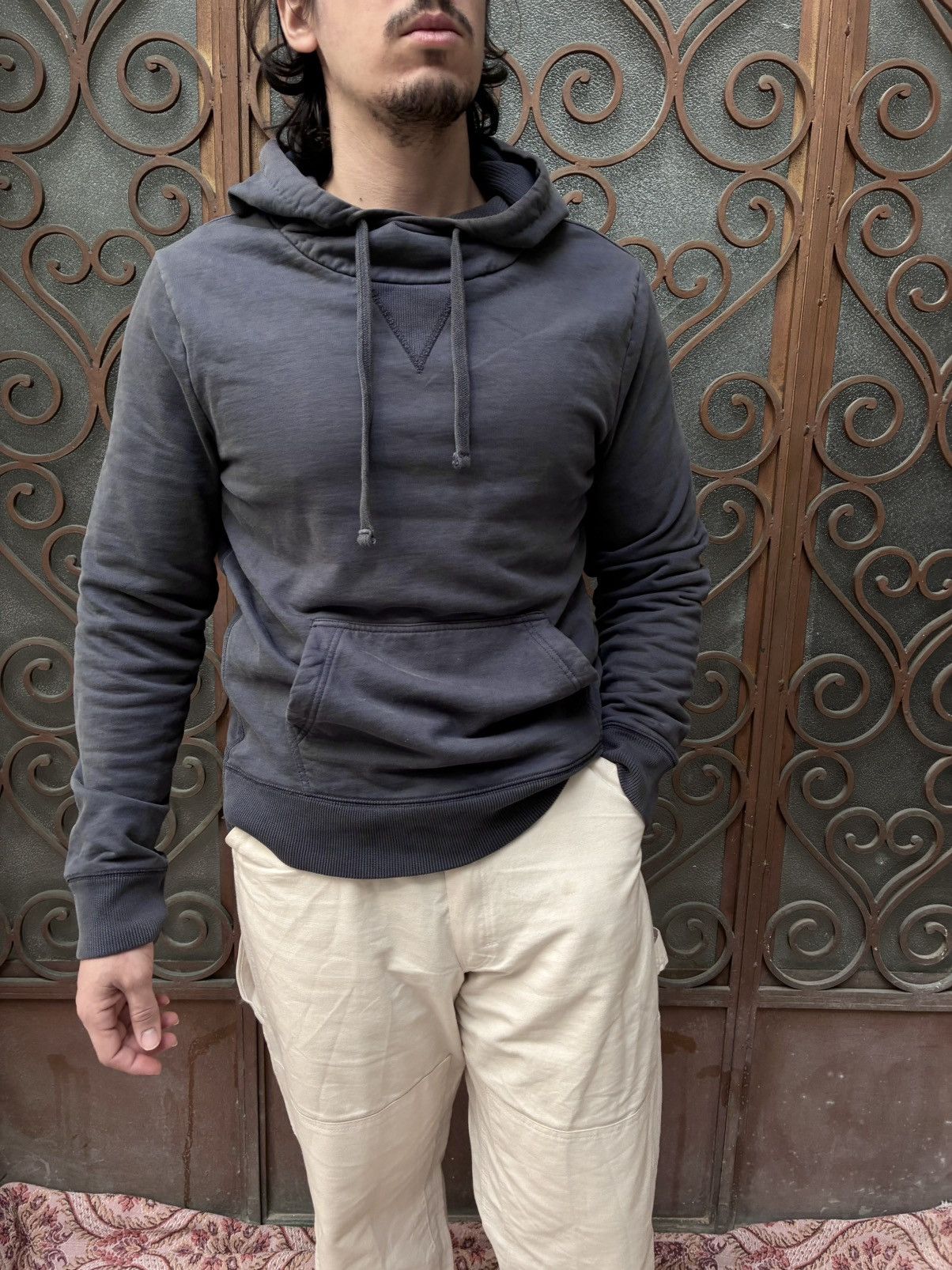 Allsaints ALLSAINTS SPITALFIELDS COTTON HEAVYWEIGHT HOODIE Size US M / EU 48-50 / 2 - 5 Thumbnail