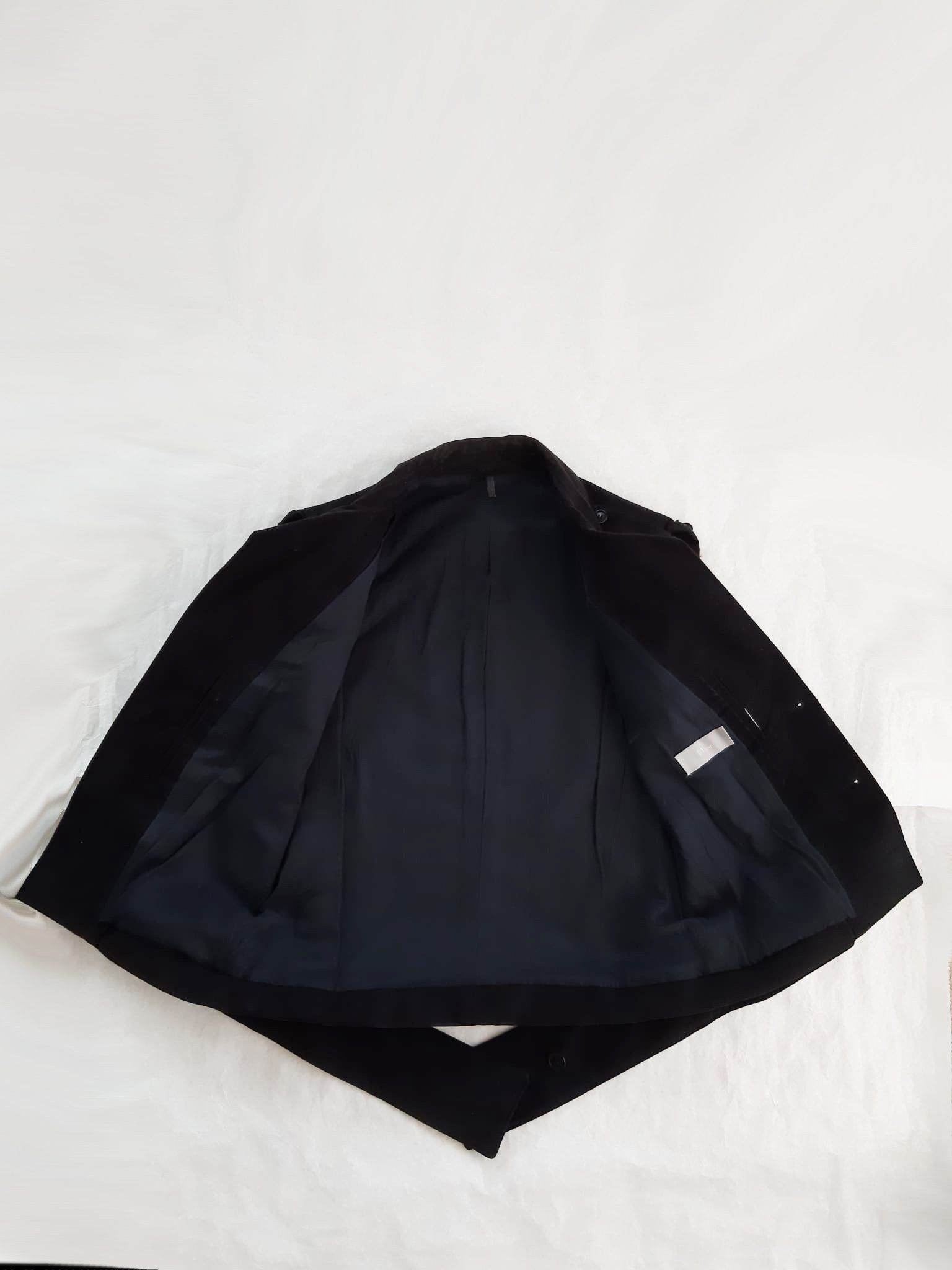 Dior × Hedi Slimane Dior FW03 "Luster" Wool Moleskin Napoleon Military Vest Size US M / EU 48-50 / 2 - 7 Thumbnail