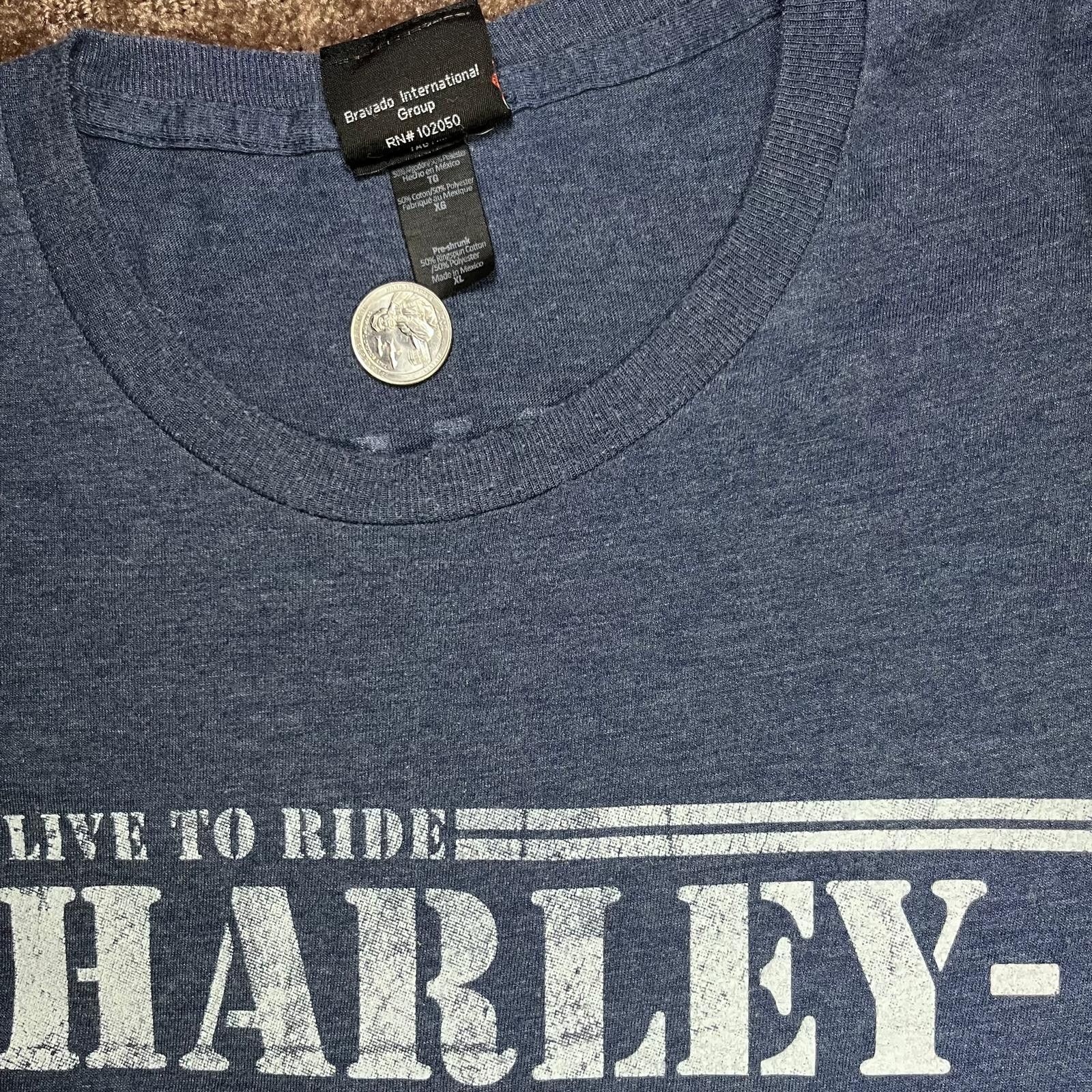 Harley Davidson 💨 Harley-Davidson “Windy City Chicago” Tee – Size L Size US L / EU 52-54 / 3 - 3 Thumbnail