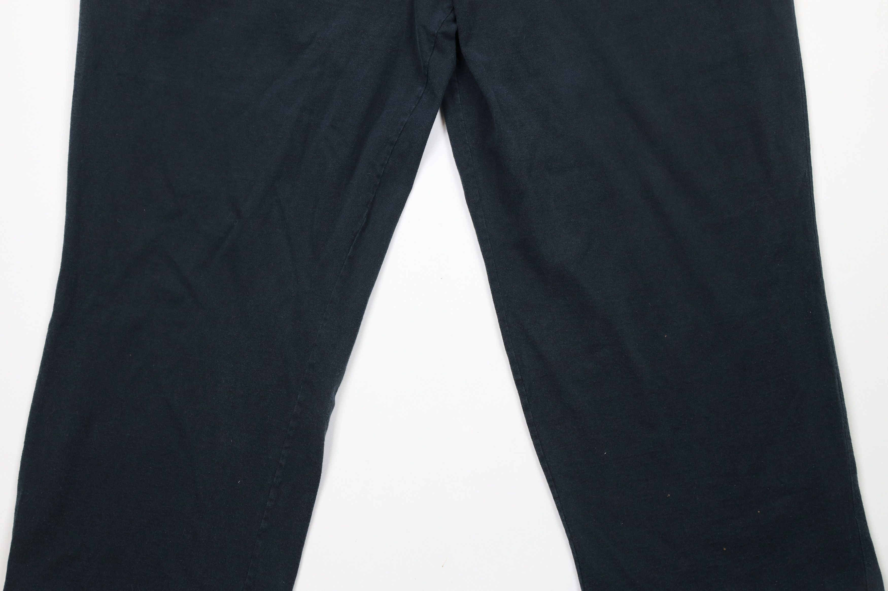 Champion × Vintage Vintage 90s Champion Logo Wide Leg Pants Cotton Black Size US 40 / EU 56 - 3 Thumbnail