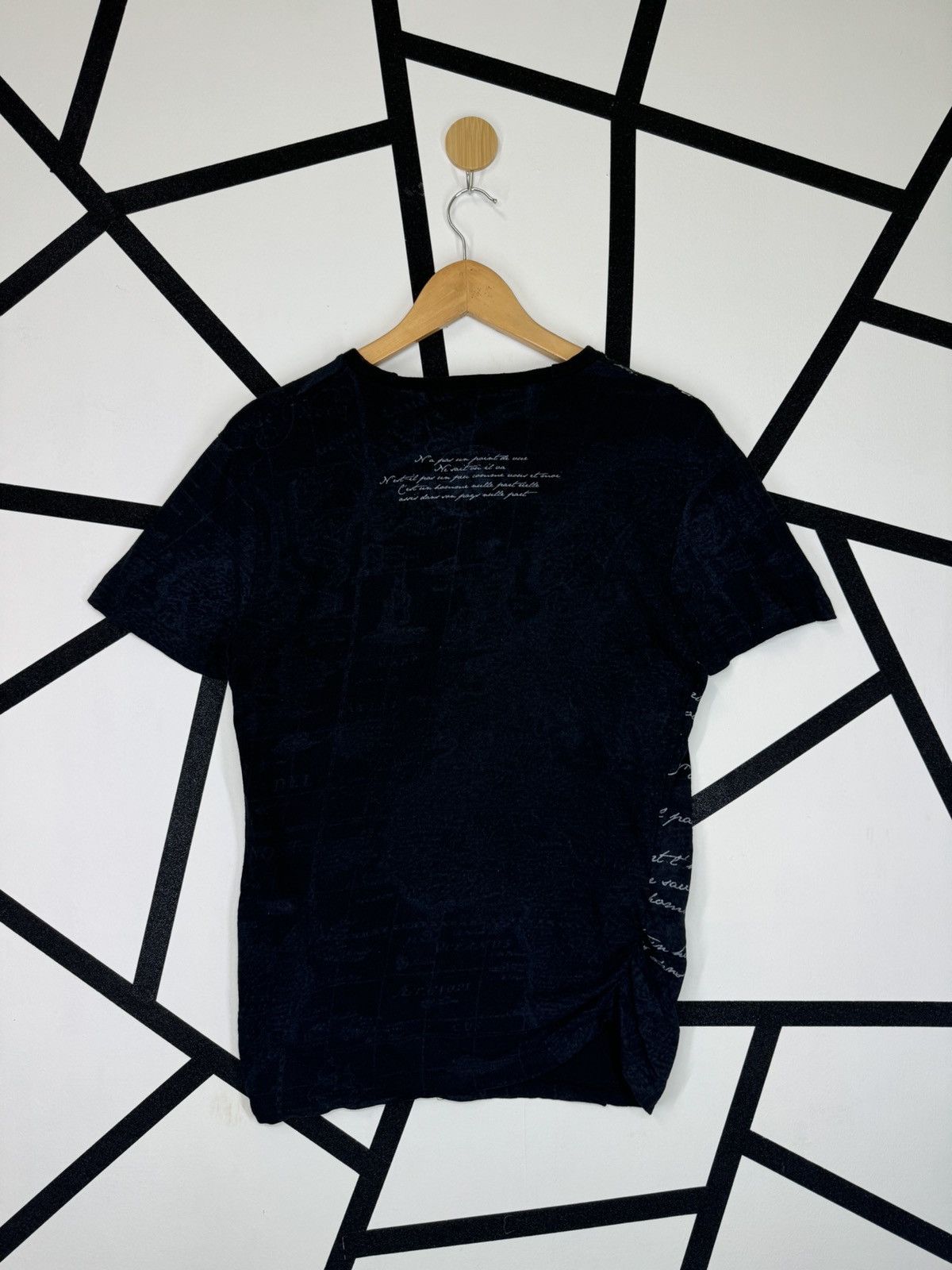 If Six Was Nine In the Attic Homme Japan Words Story Poem Tee Size US XS / EU 42 / 0 - 2 Thumbnail