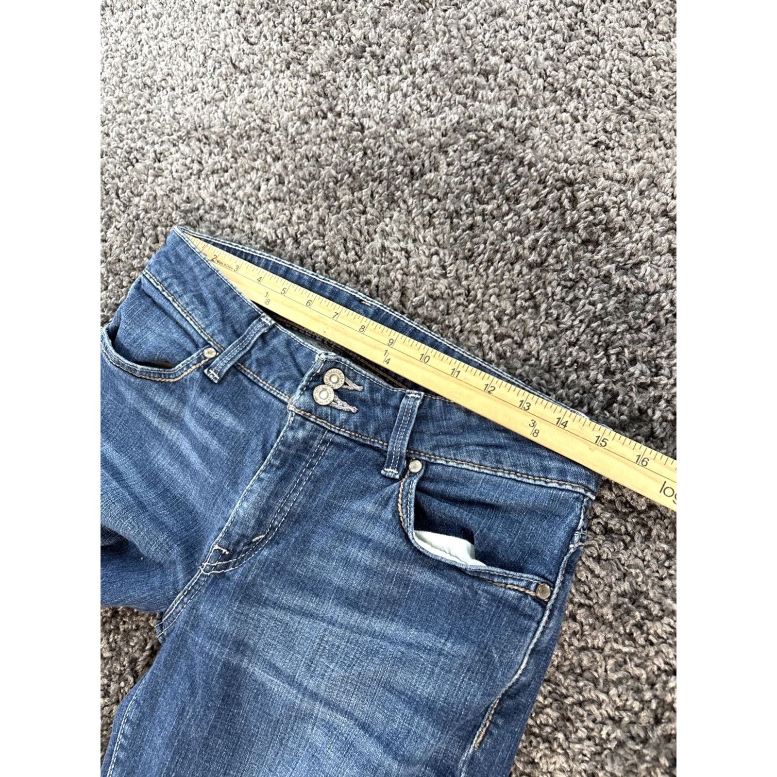 Levi's Levi's 529 Jeans Women Bootcut Denim Cotton Elastane 30x30 Mid Rise Blue Classics Pockets Stretch Size 30" / US 8 / IT 44 - 4 Thumbnail