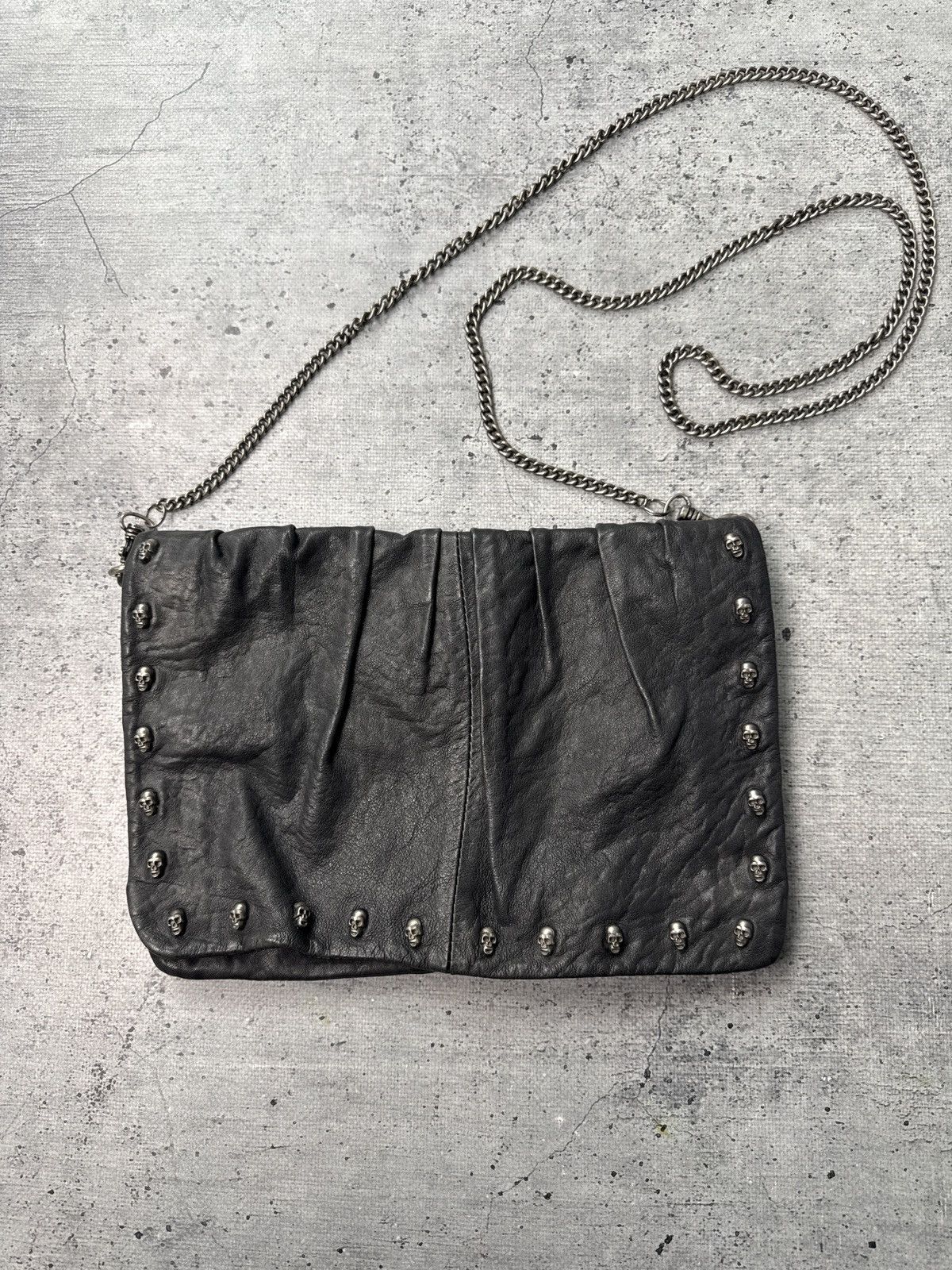 Japanese Brand Vintage Y2K Leather Crossbody Bag Archival BALENCIAGA style Size ONE SIZE - 3 Thumbnail