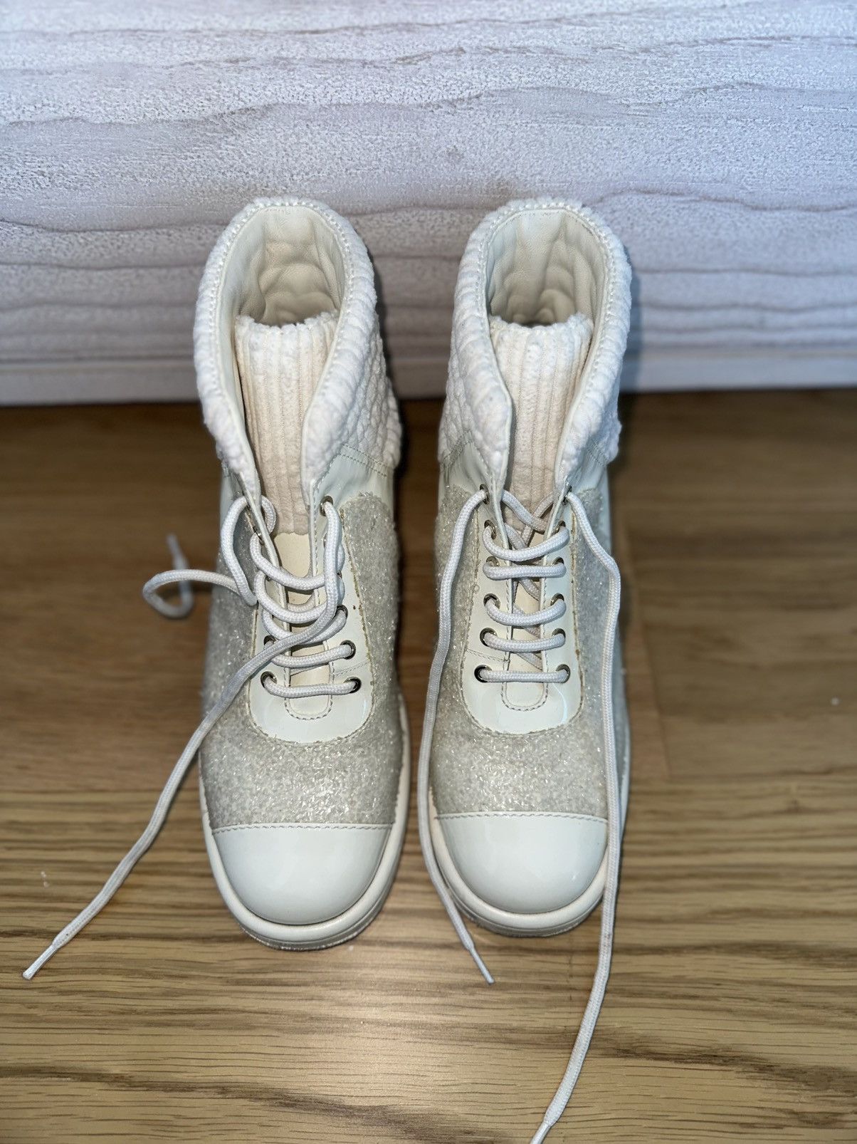 Chanel Chanel Tweed Patent Size US 8 / IT 38 - 1 Thumbnail