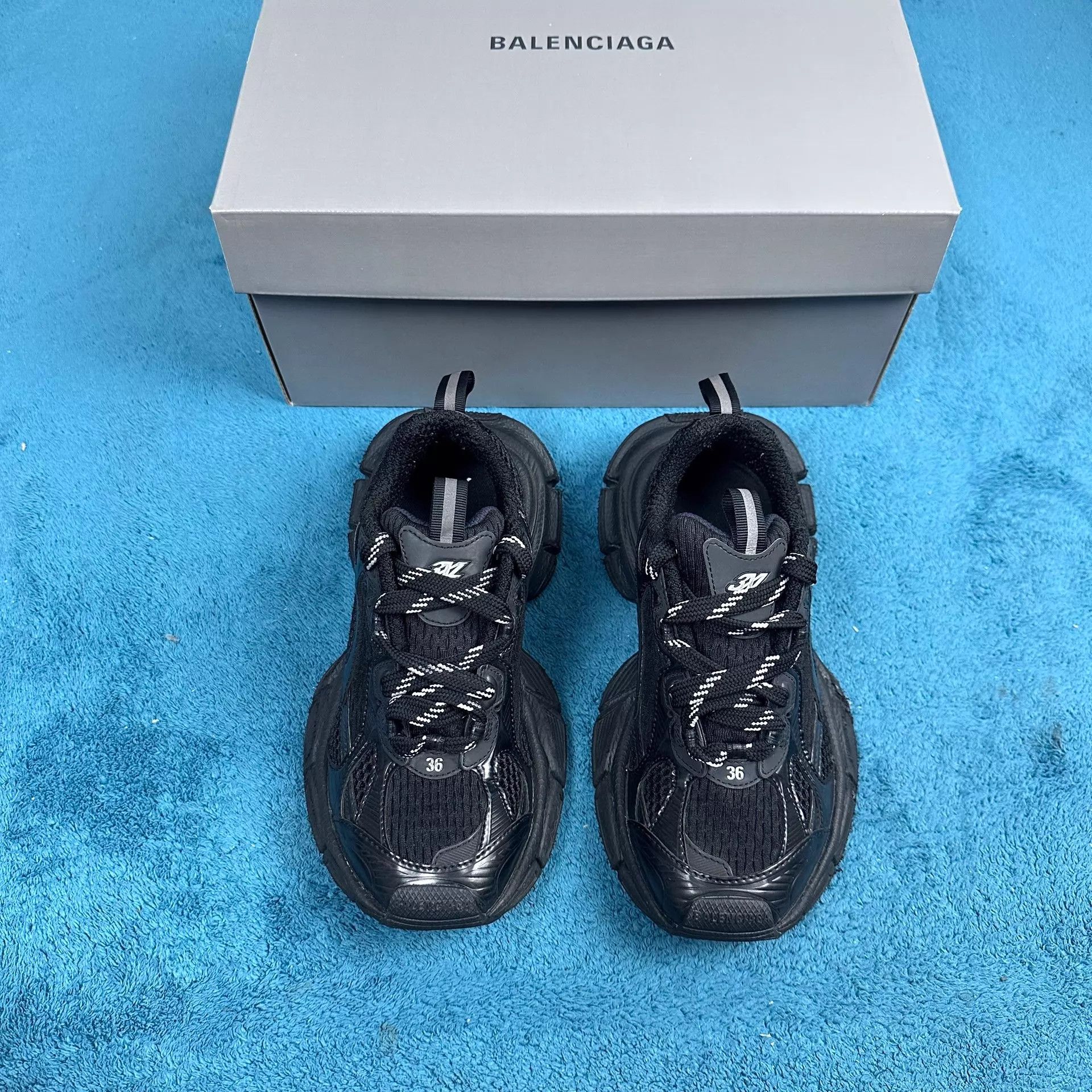 Balenciaga Balenciaga 3xl Mesh Dad Sneaker Black 36 Size US 5.5 / IT 35.5 - 1 Thumbnail