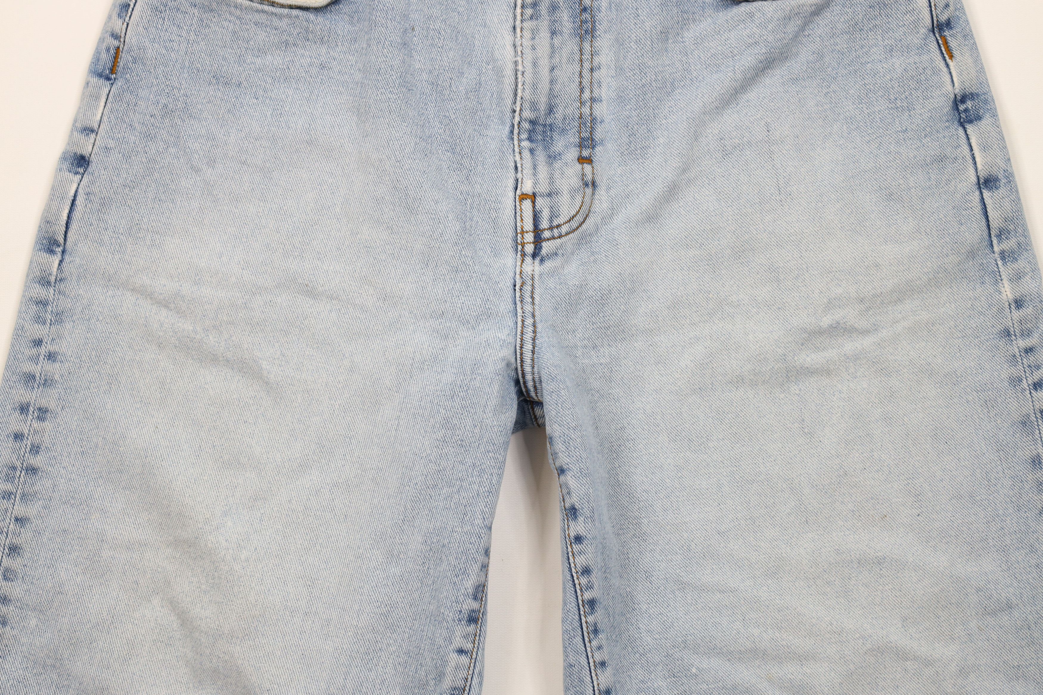 Nautica Vintage 90s Nautica Spell Out Baggy Denim Jean Shorts Jorts Size US 32 / EU 48 - 3 Thumbnail