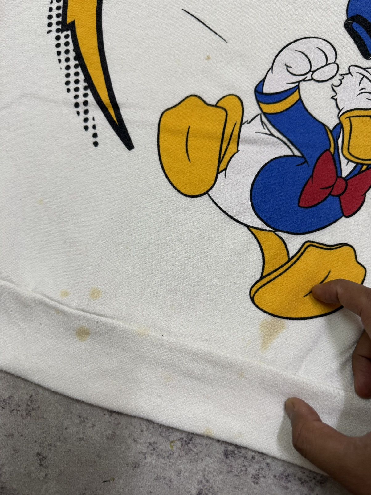 Disney Vintage Disney Donald Duck Sweatshirt Size L / US 10 / IT 46 - 8 Thumbnail