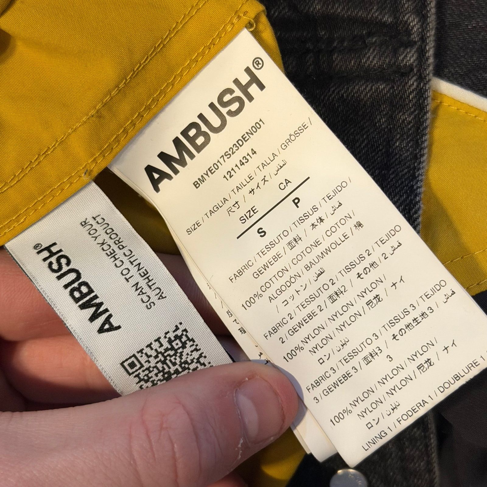 Ambush Design Ambush Hybrid Denim & Nylon Jacket Size S / US 4 / IT 40 - 4 Thumbnail
