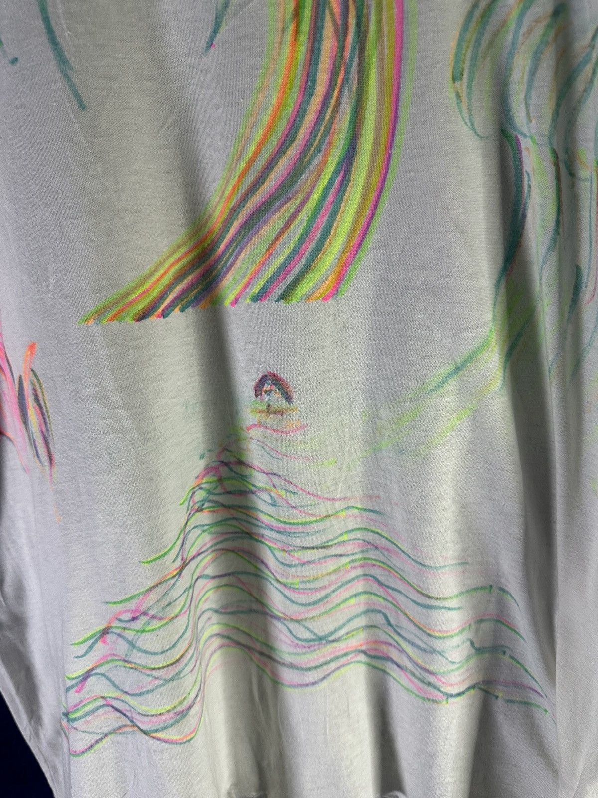 Vintage Unbranded Vintage Distressed Summer Art Scribbles Tshirt Size US L / EU 52-54 / 3 - 5 Thumbnail