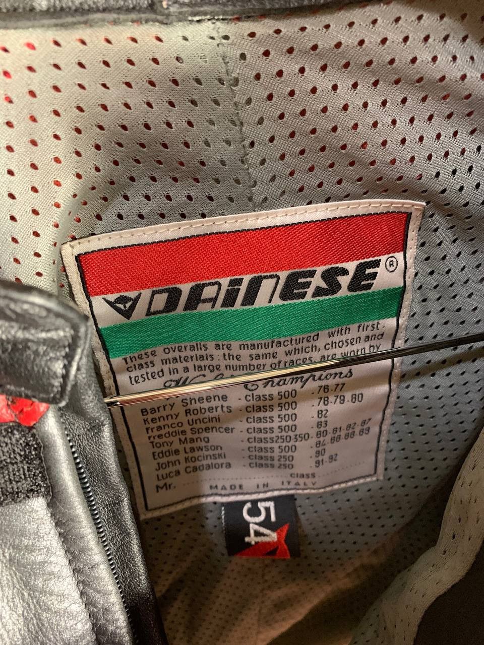 Dainese × Vintage VERY RARE DAINESE RACING MOTORCYCLE LEATHER JACKET Y2K 90s Size US L / EU 52-54 / 3 - 13 Thumbnail
