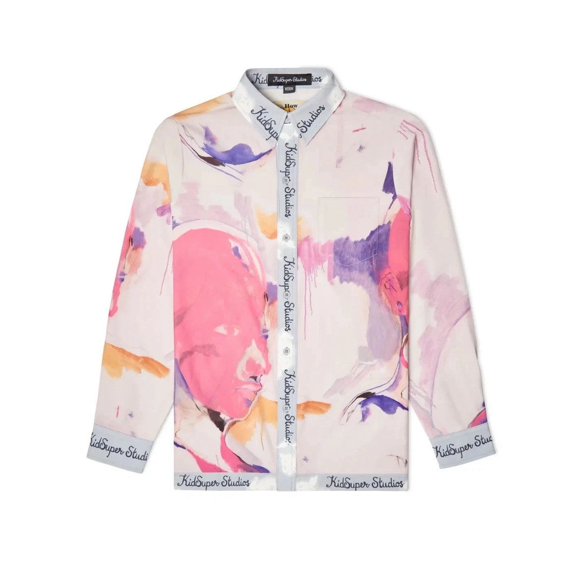 KidSuper KidSuper Studios Printed Satin Shirt Size US L / EU 52-54 / 3 - 1 Thumbnail