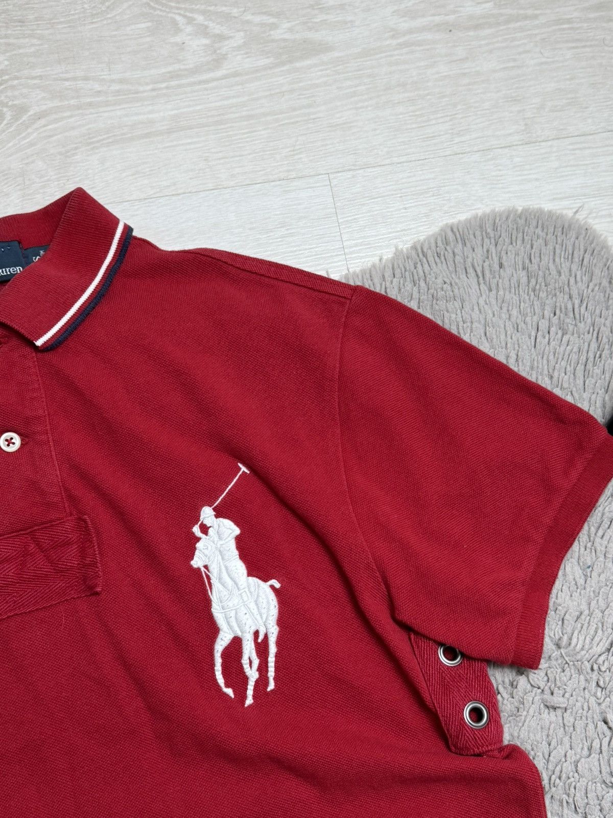 Polo Ralph Lauren × Vintage Polo Ralph Lauren London Vintage Polos Tee Center Pony Y2K Size US S / EU 44-46 / 1 - 5 Thumbnail