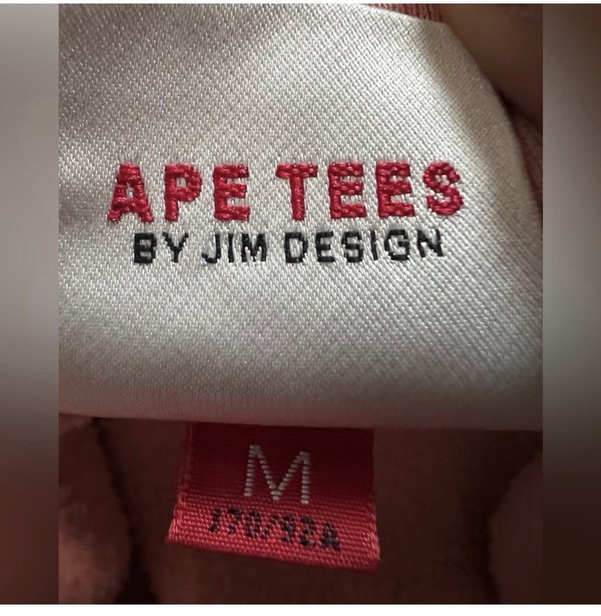 Other Ape Tees By Jim Design Shark Mouth Hoodie Pink Mens M Size US M / EU 48-50 / 2 - 10 Thumbnail
