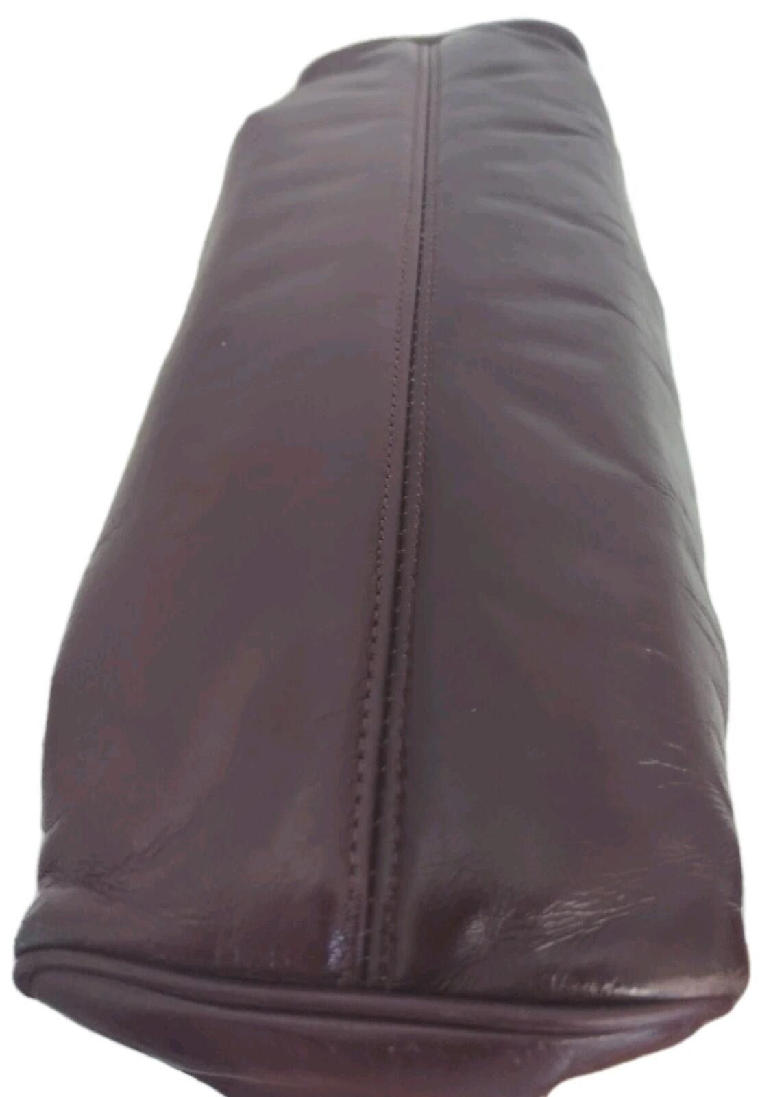 Etienne Aigner VTG 70s Aigner Burgundy Leather Shoulder Bag Chunky A Size ONE SIZE - 11 Thumbnail
