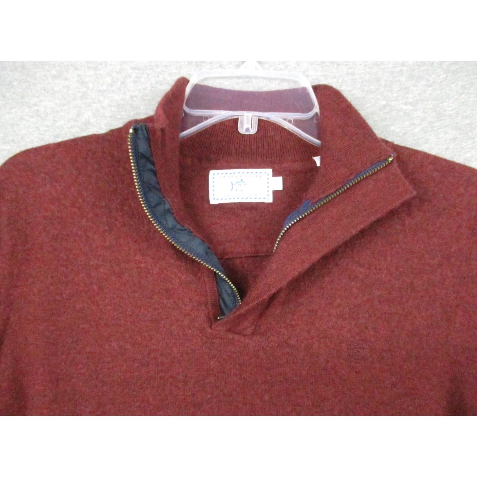 Southern Tide Southern Tide Pullover Sweater M Men Wool Burgundy 1/4 Zip Logo All Seasons Knit Red vestidos? Size US M / EU 48-50 / 2 - 2 Thumbnail