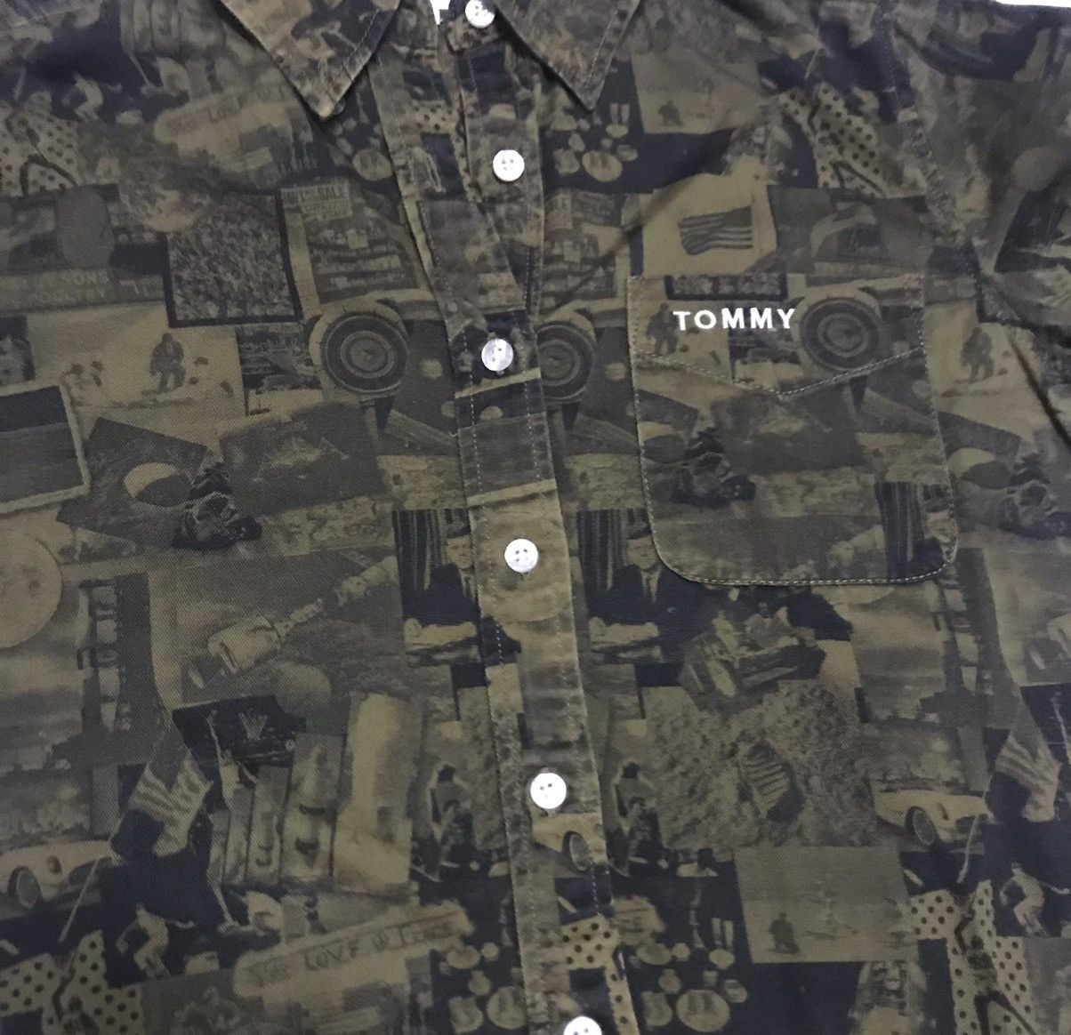 Tommy Hilfiger Tommy Women’s Button Ups Overprinted Shirt Size M / US 6-8 / IT 42-44 - 4 Thumbnail