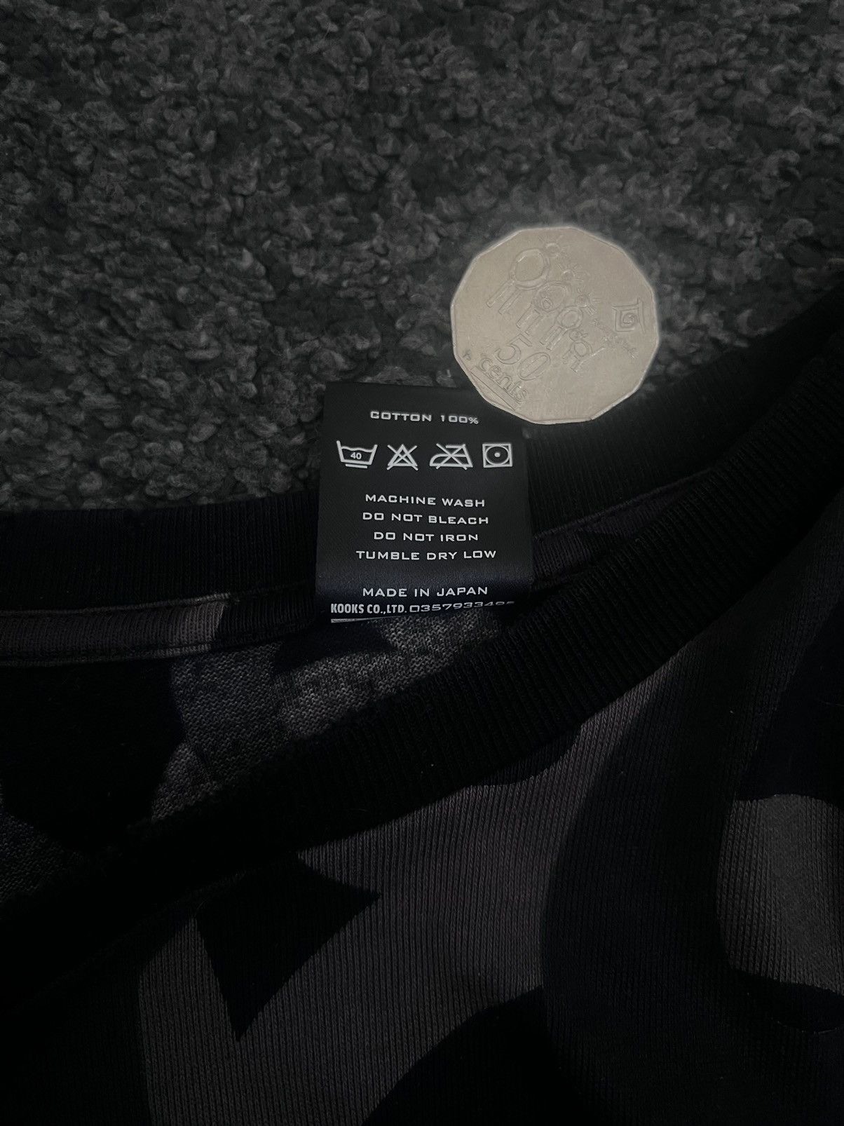 Number (N)ine NUMBER (N)INE BLACK TRIBAL TEE Size US M / EU 48-50 / 2 - 3 Thumbnail