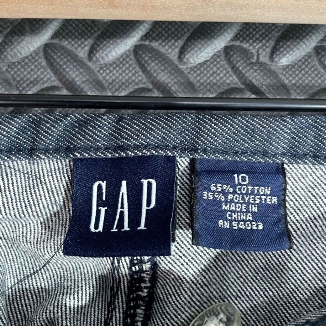 Gap VINTAGE GAP Jeans Denim Women's Size 10 Dark Blue Wide Leg Flare Western Style Size 32" / US 10 / IT 46 - 4 Thumbnail