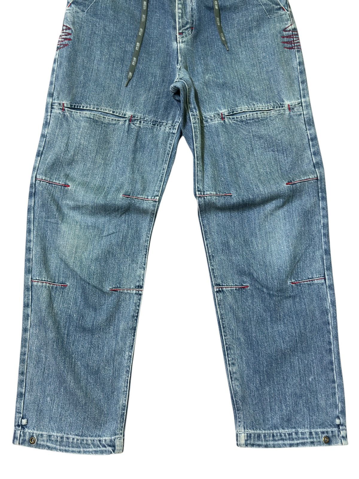Japanese Brand VINTAGE PJ'S SURF DRAWSTRING JEANS Size US 28 / EU 44 - 6 Thumbnail