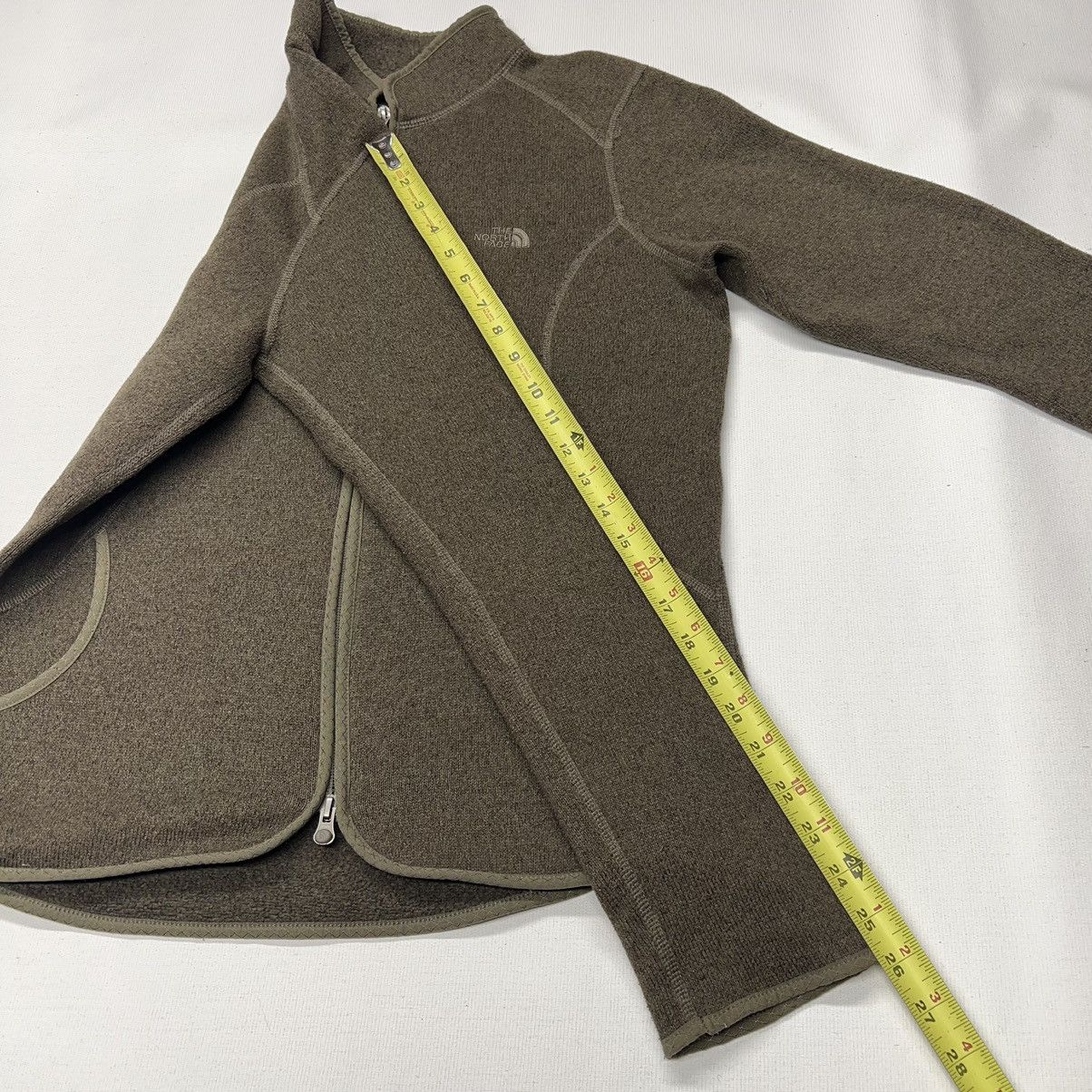 The North Face The North Face Sweatshirt Brown Fleece Full Zip Sweater Size L / US 10 / IT 46 - 18 Thumbnail