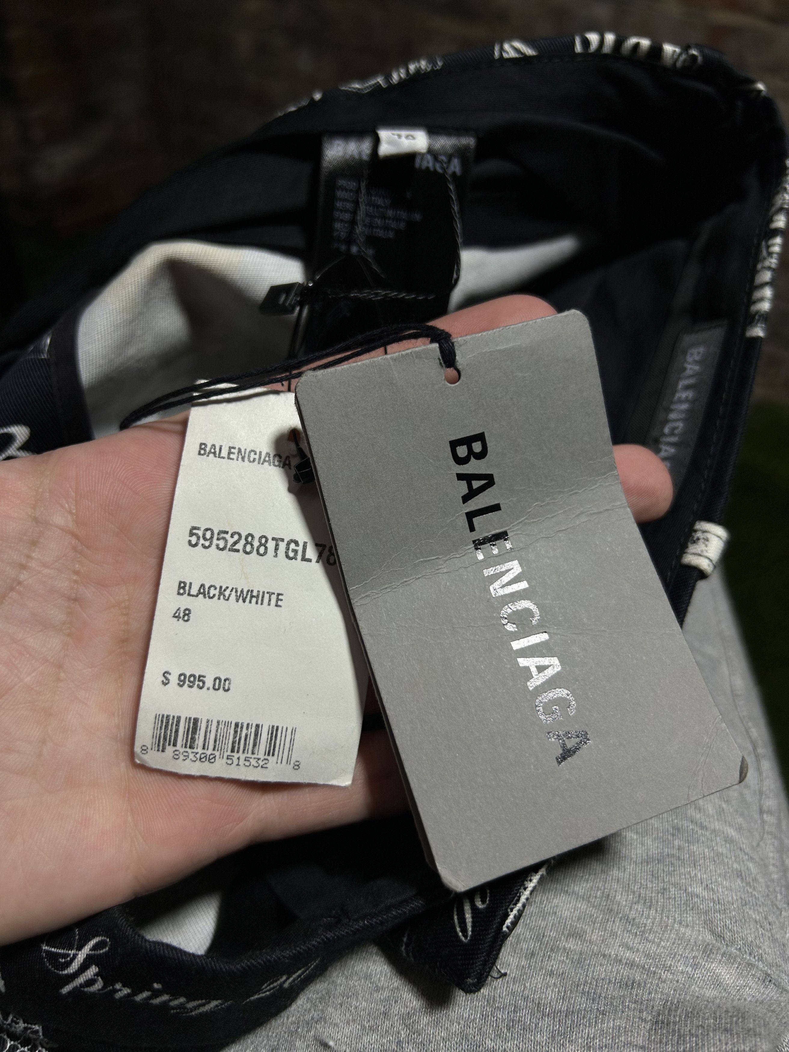 Balenciaga Balenciaga Paris Resto Pants Size US 32 / EU 48 - 3 Thumbnail