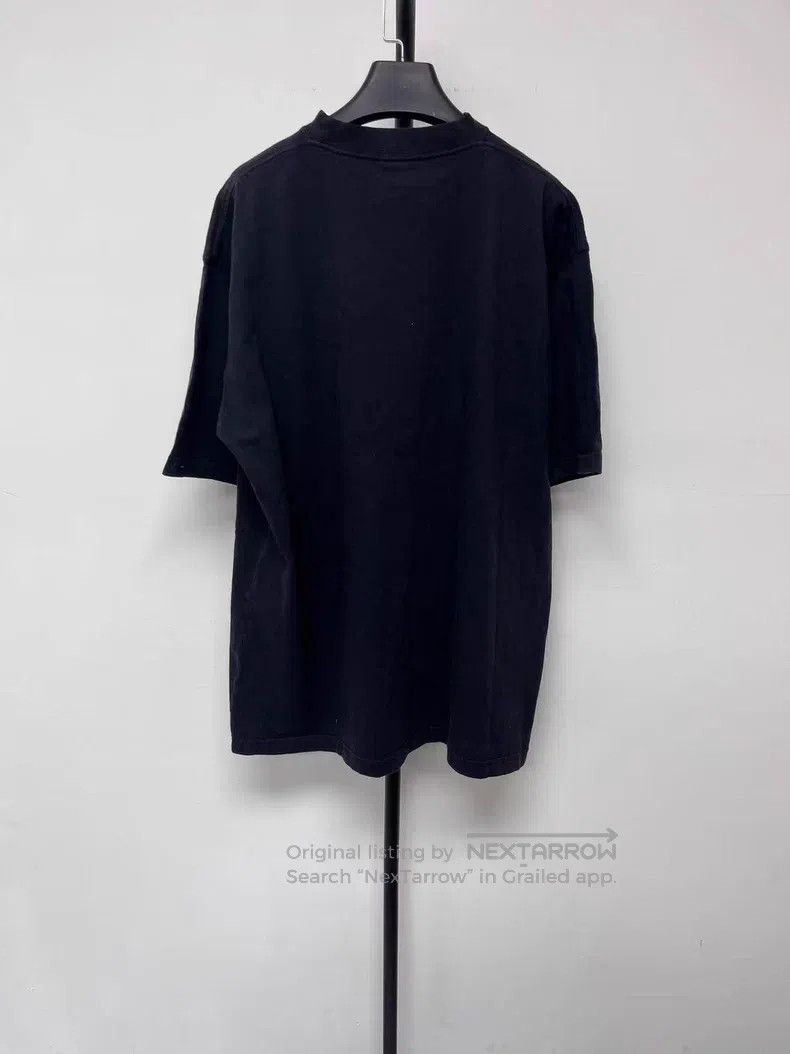 Balenciaga Balenciaga Washed Out Letter Printed Short Sleeve T-Shirt Size US M / EU 48-50 / 2 - 2 Thumbnail