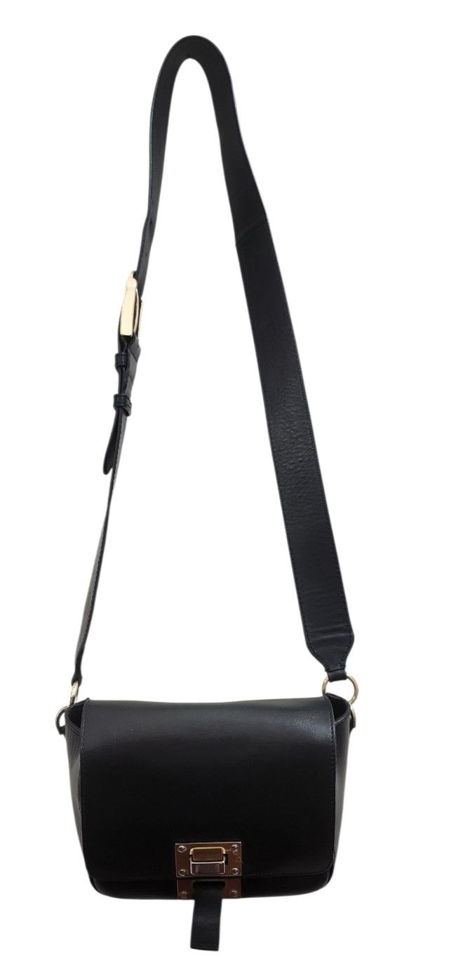 Sophie Hulme SOPHIE HULME Black Smooth Matte Leather Crossbody Bag Size ONE SIZE - 3 Thumbnail