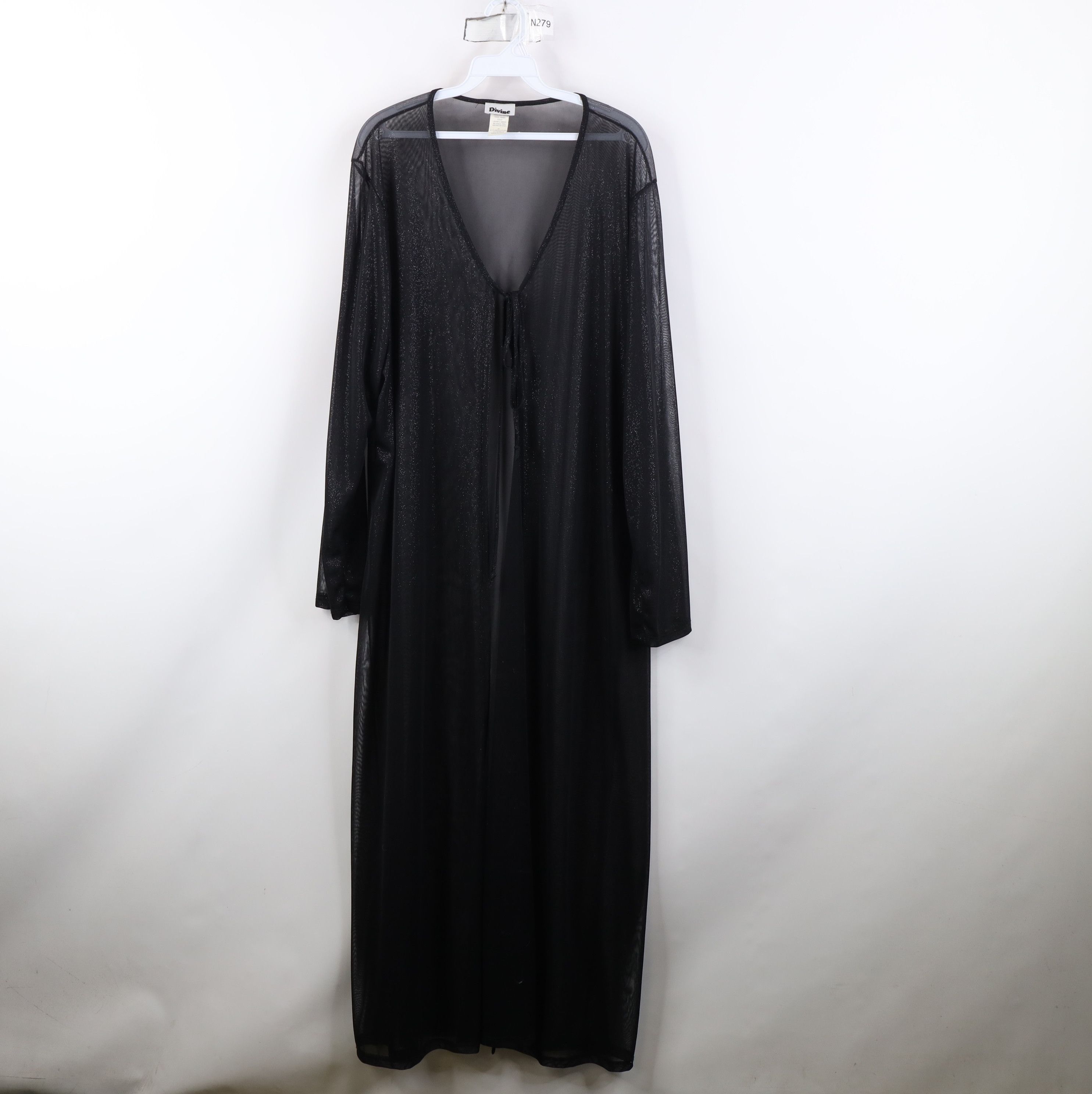 Vintage Vintage 90s Streetwear Babydoll Sheer Metallic Robe Size 3XL / US 20-22 - 1 Thumbnail