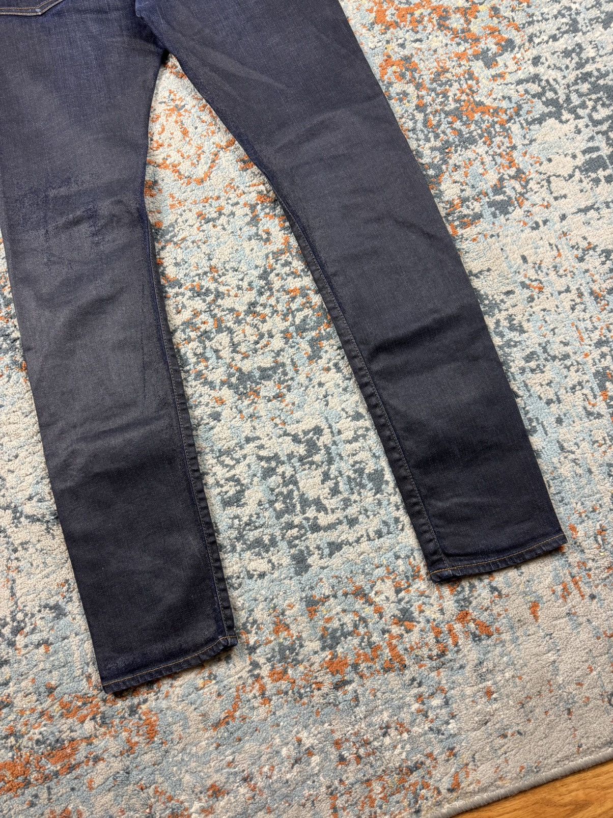 Edwin × Vintage Rare Vintage y2k Edwin waxed coated skinny jeans denim pants Size US 31 - 6 Thumbnail