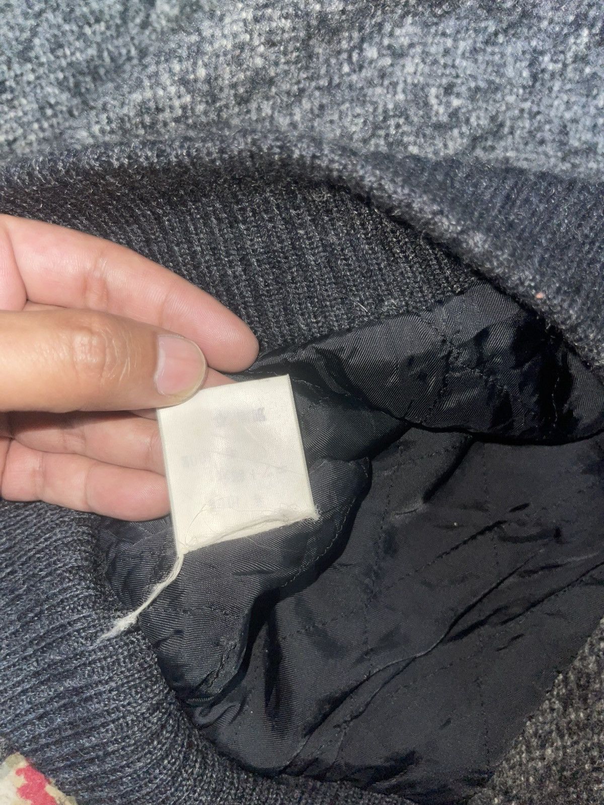 Issey Miyake VINTAGE Core Excellent Fashion Wool Bomber Jacket Leather Size US M / EU 48-50 / 2 - 5 Thumbnail
