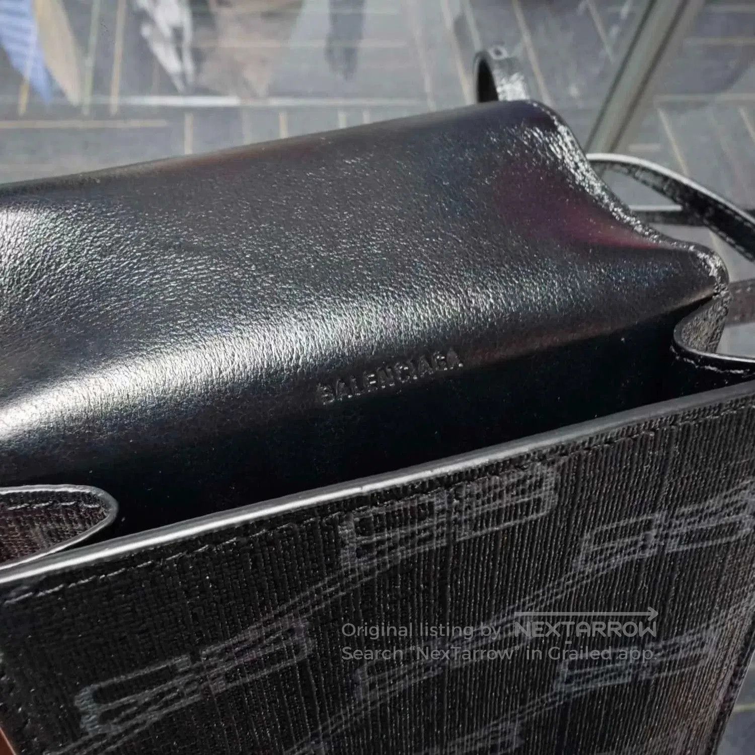 Balenciaga Balenciaga Double B Monogram Phone Bag. Size ONE SIZE - 6 Thumbnail