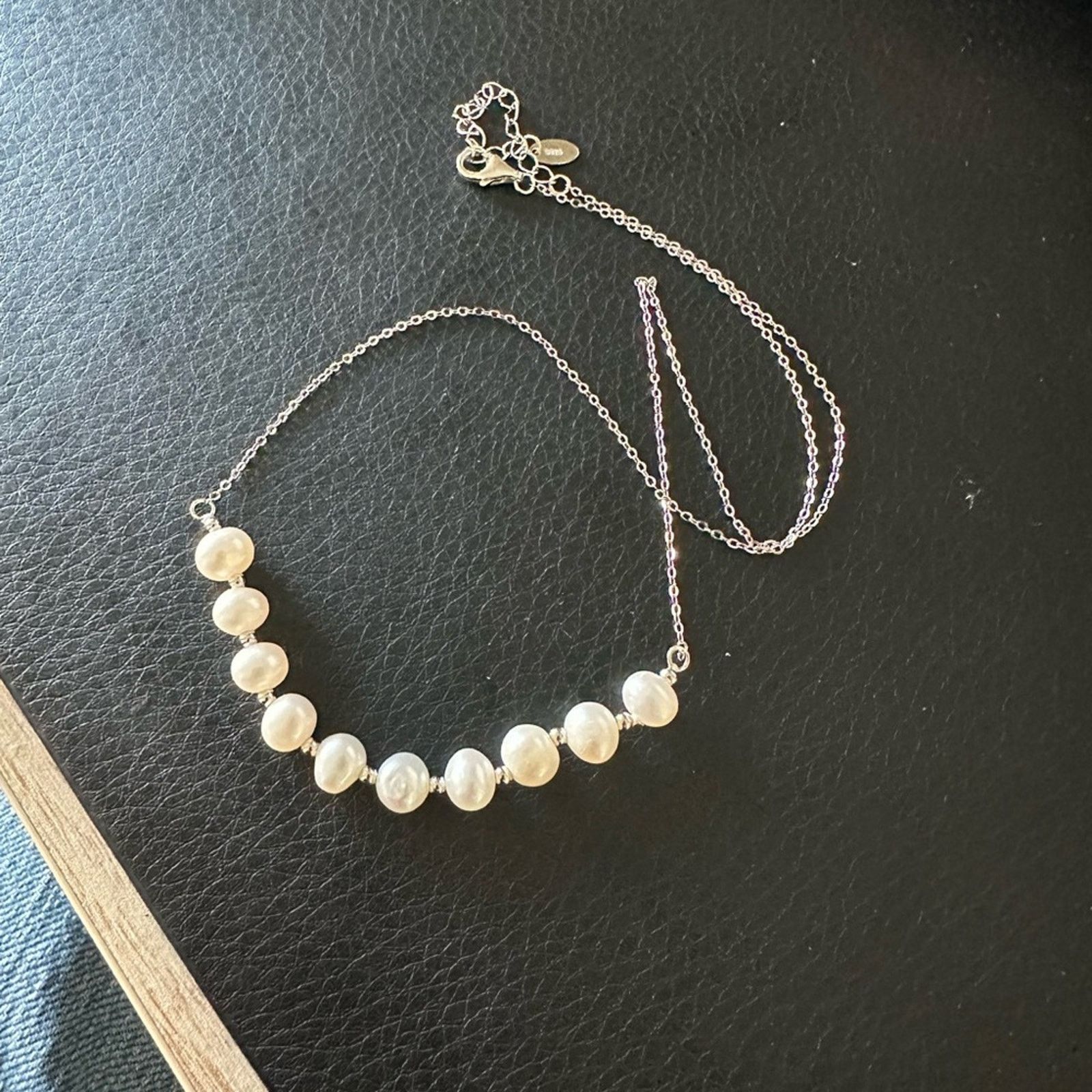 Other NEW .925 Sterling Silver Pearl Beaded Necklace - $109 Size ONE SIZE - 5 Thumbnail