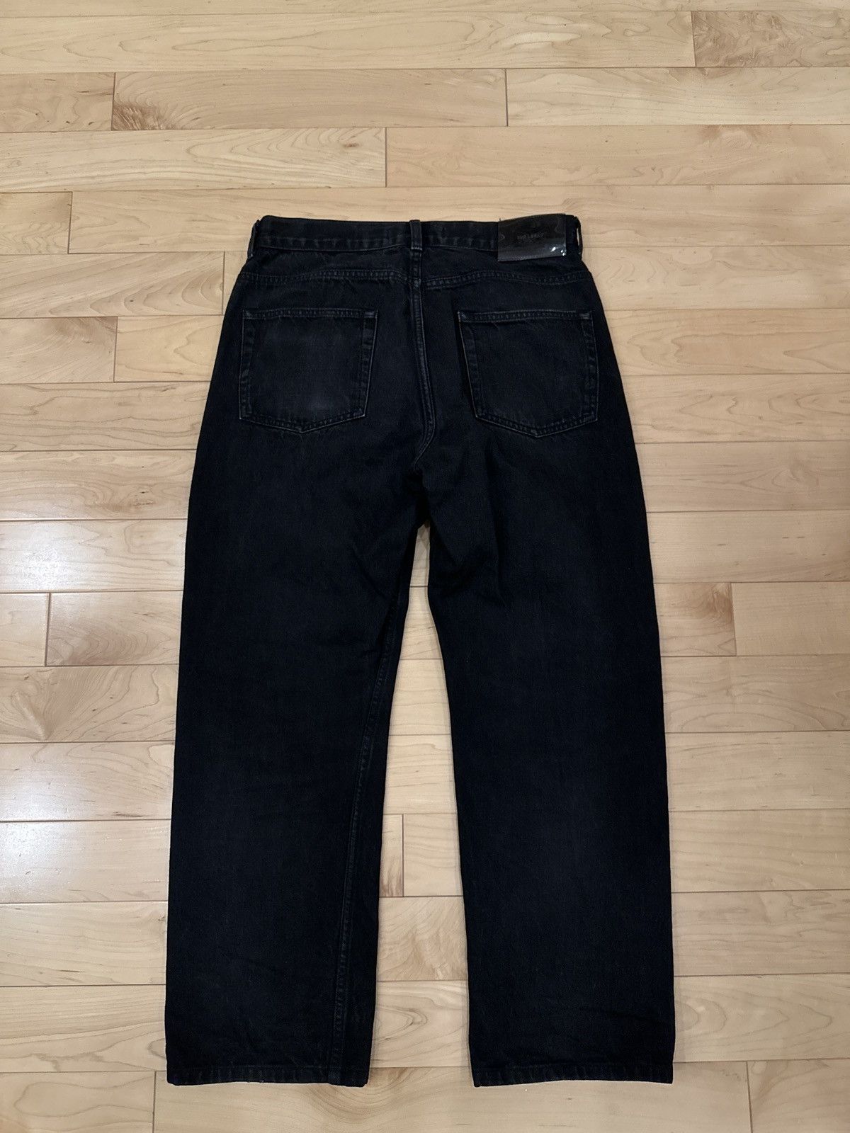 Second Cut Selvedge Denim Black