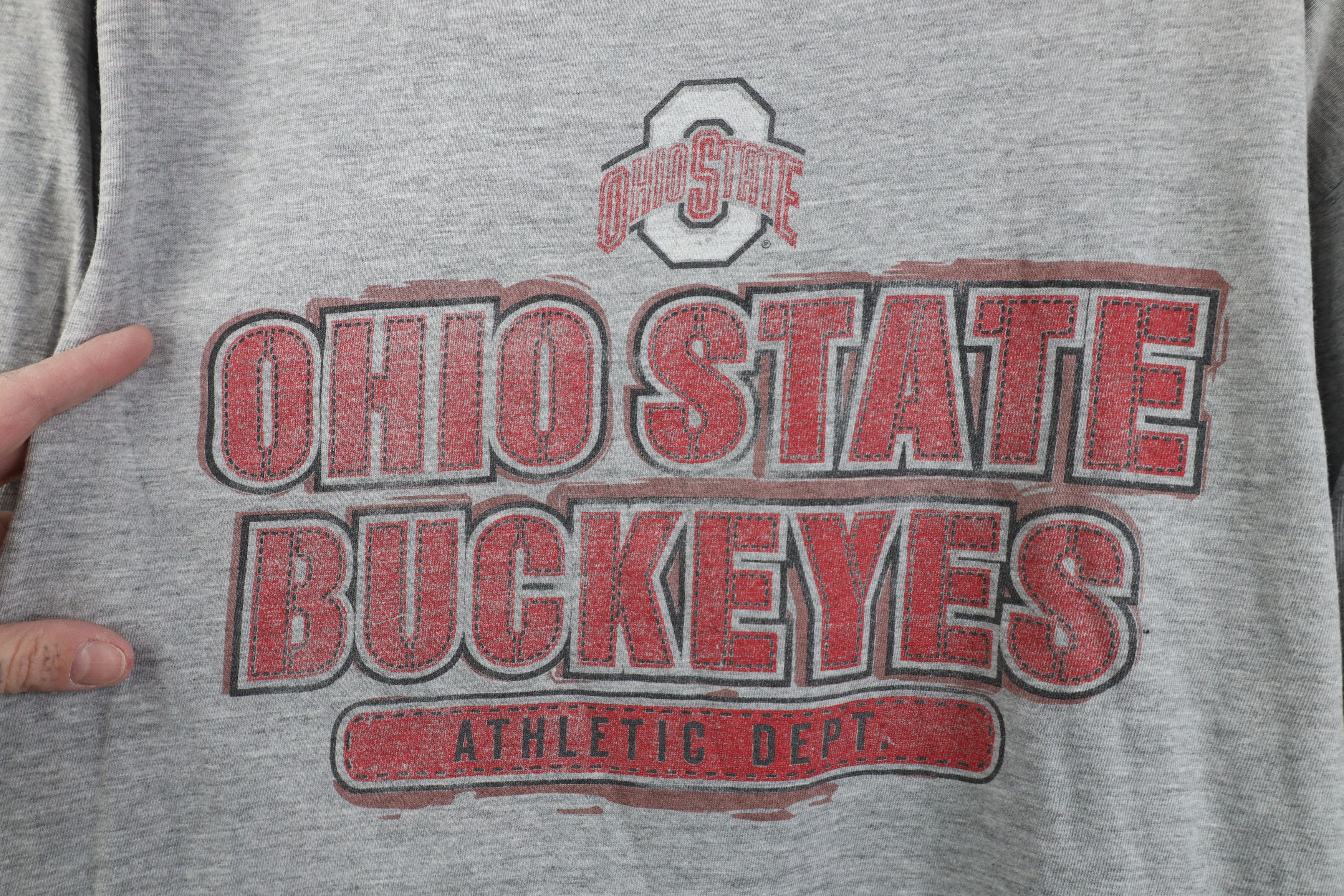 Starter Vintage 90s Starter Ohio University Long Sleeve T-Shirt Size US L / EU 52-54 / 3 - 4 Thumbnail