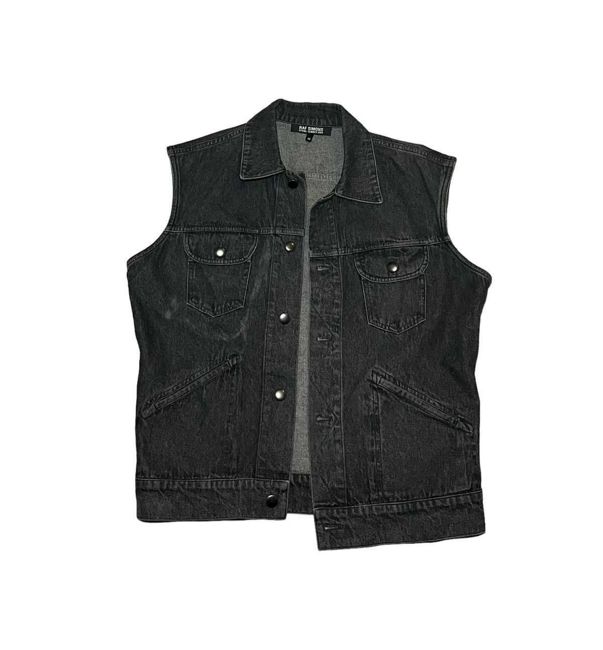 Raf Simons 2005 raf Simon’s denim vest Size US M / EU 48-50 / 2 - 1 Thumbnail