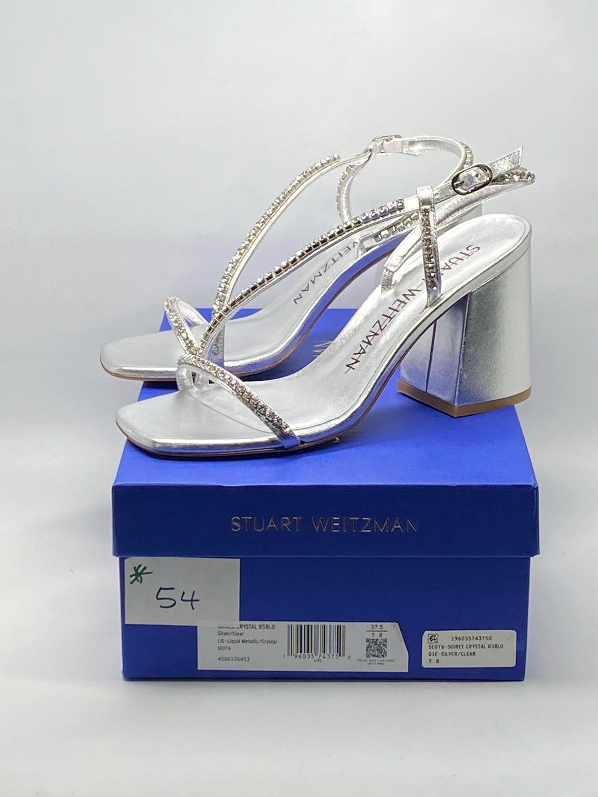 Stuart Weitzman Stuart Weitzman Embellished Metallic Leather Sandals size 7 Size US 7 / IT 37 - 10 Thumbnail