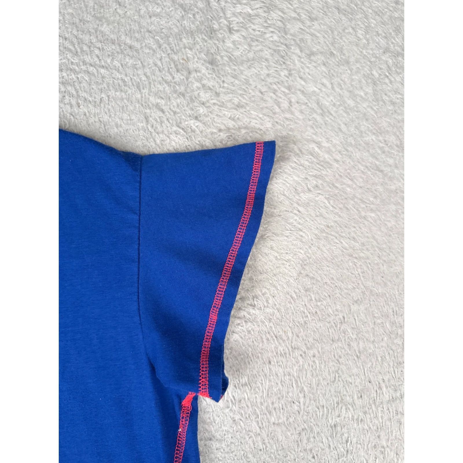 Tommy Hilfiger Tommy Hilfiger Shirt Girls XL Blue Crew Neck Short Sleeve Poly Blend Jersey Casual T-Shirt Size XL / US 12-14 / IT 48-50 - 2 Thumbnail
