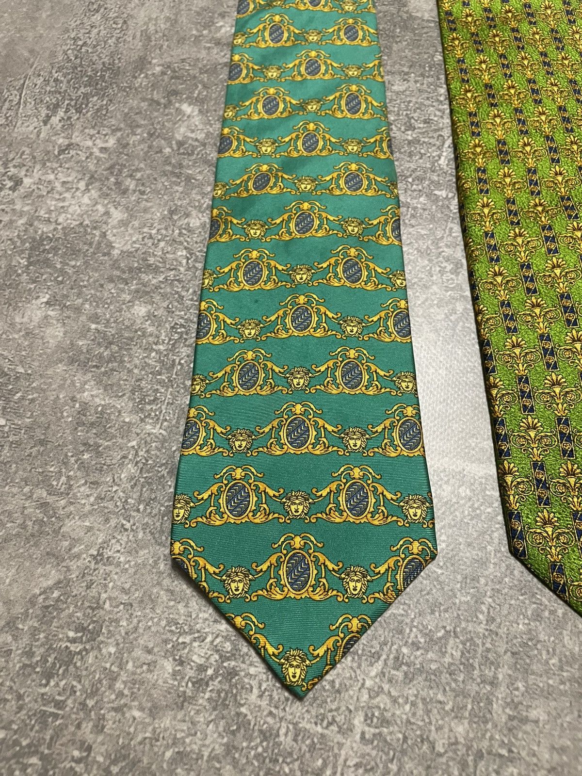 Versace x3 Vintage Gianni Versace Monogram Silk Ties Size ONE SIZE - 21 Thumbnail