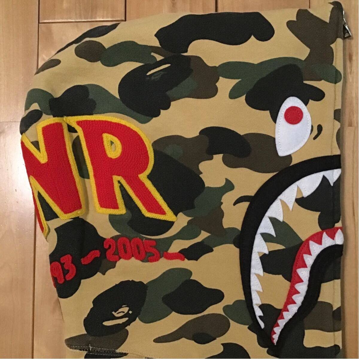Bape BAPE 1st camo yellow shark full zip hoodie a bathing ape Size US L / EU 52-54 / 3 - 4 Thumbnail
