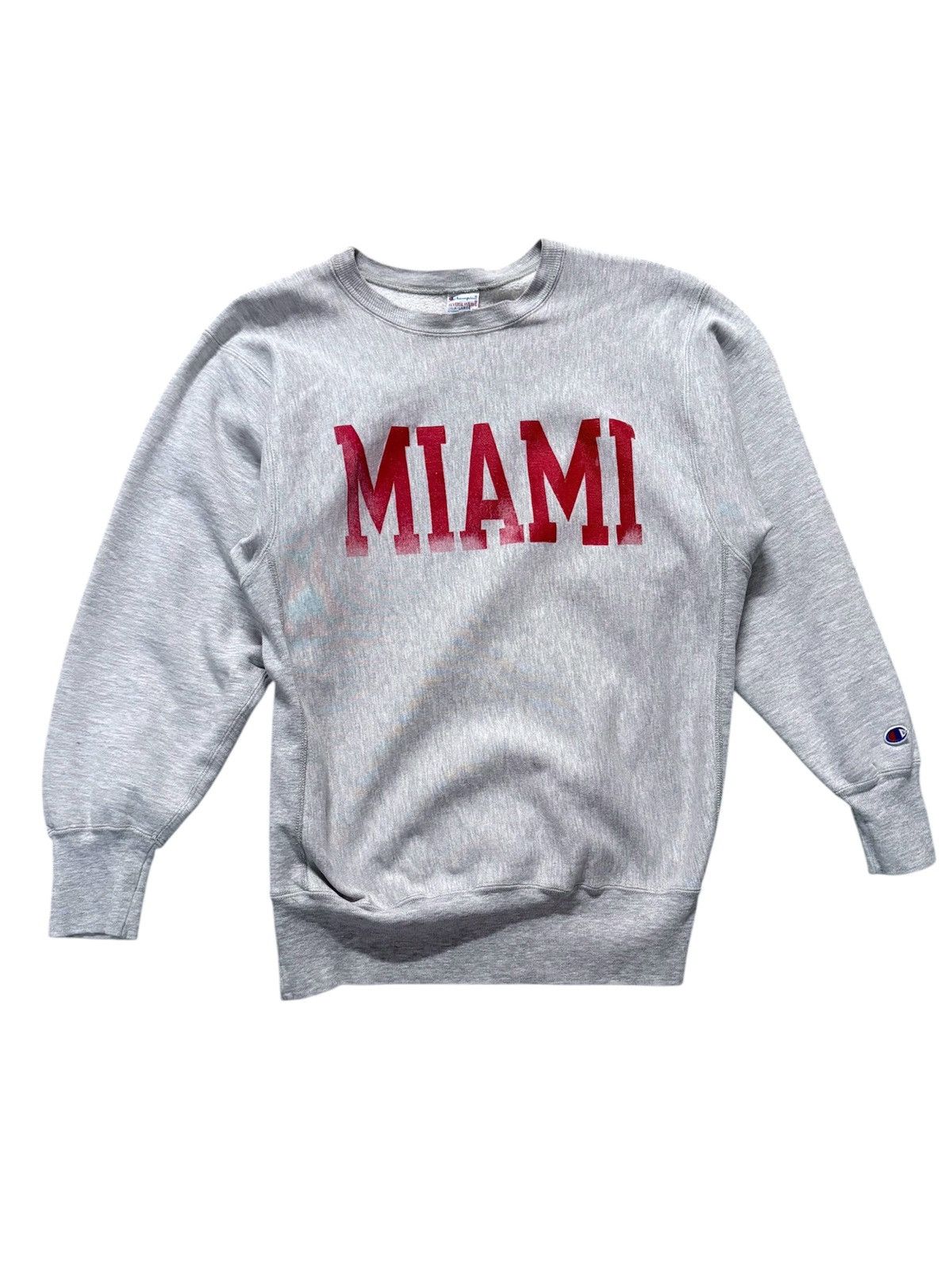 Champion 90’s Champion Reverse Weave Miami Vintage Crewneck Sweat Size US XL / EU 56 / 4 - 1 Thumbnail