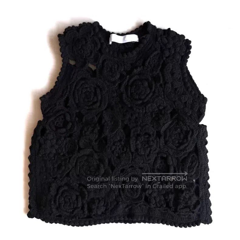 Comme des Garcons Comme Des Garcons one-size-fits-all Knitted flower top Size XS / US 0-2 / IT 36-38 - 2 Thumbnail