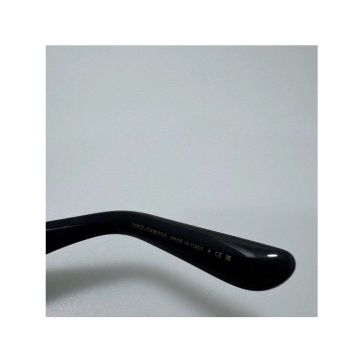 Dolce & Gabbana Dolce & Gabbana Rectangular Frame TintedSunglasses Black Gol Size ONE SIZE - 7 Thumbnail