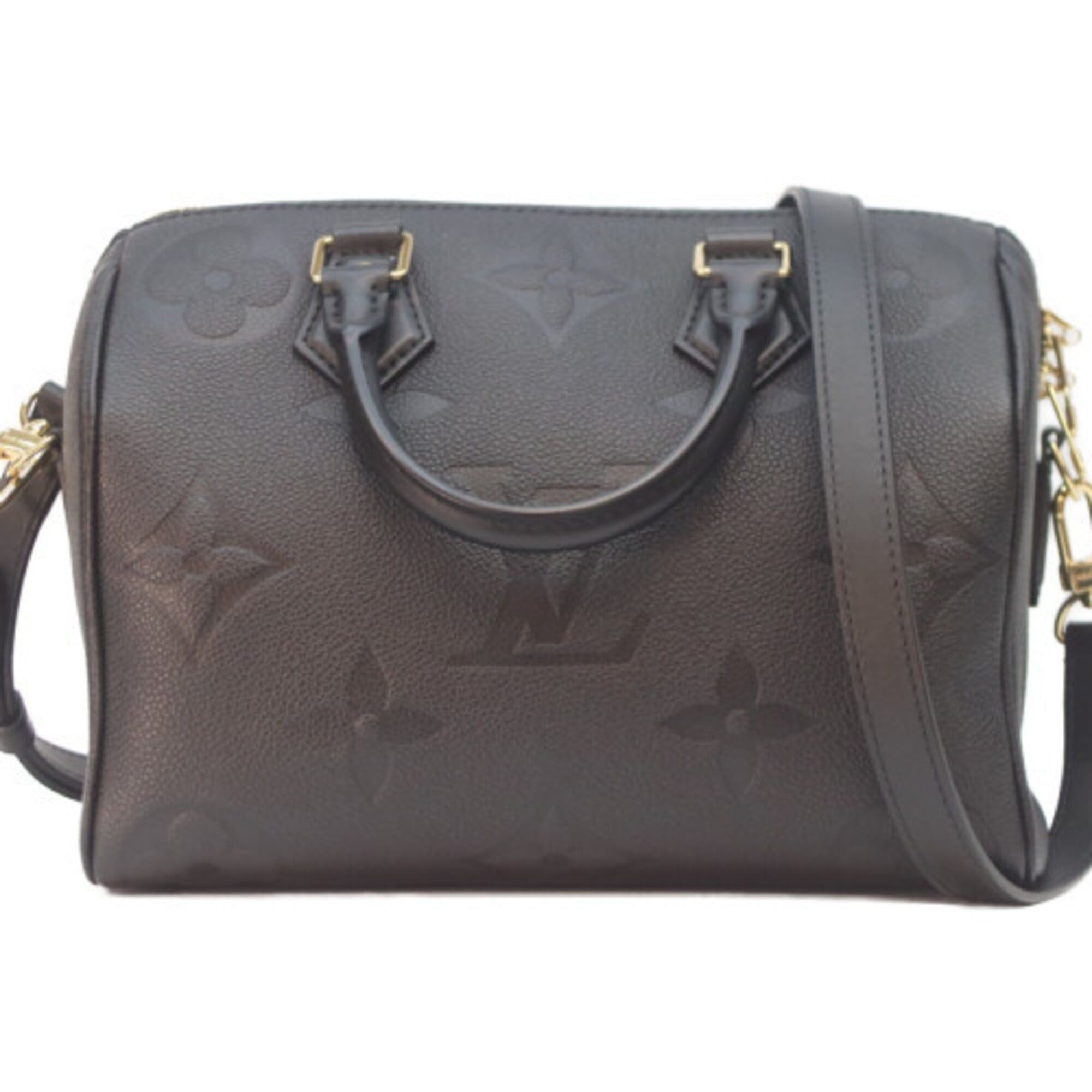 Louis Vuitton LOUIS VUITTON M58951 Monogram Empreinte Noir Speedy 25 Shoulder Bag Black Gold Hardware Women's Size ONE SIZE - 1 Thumbnail