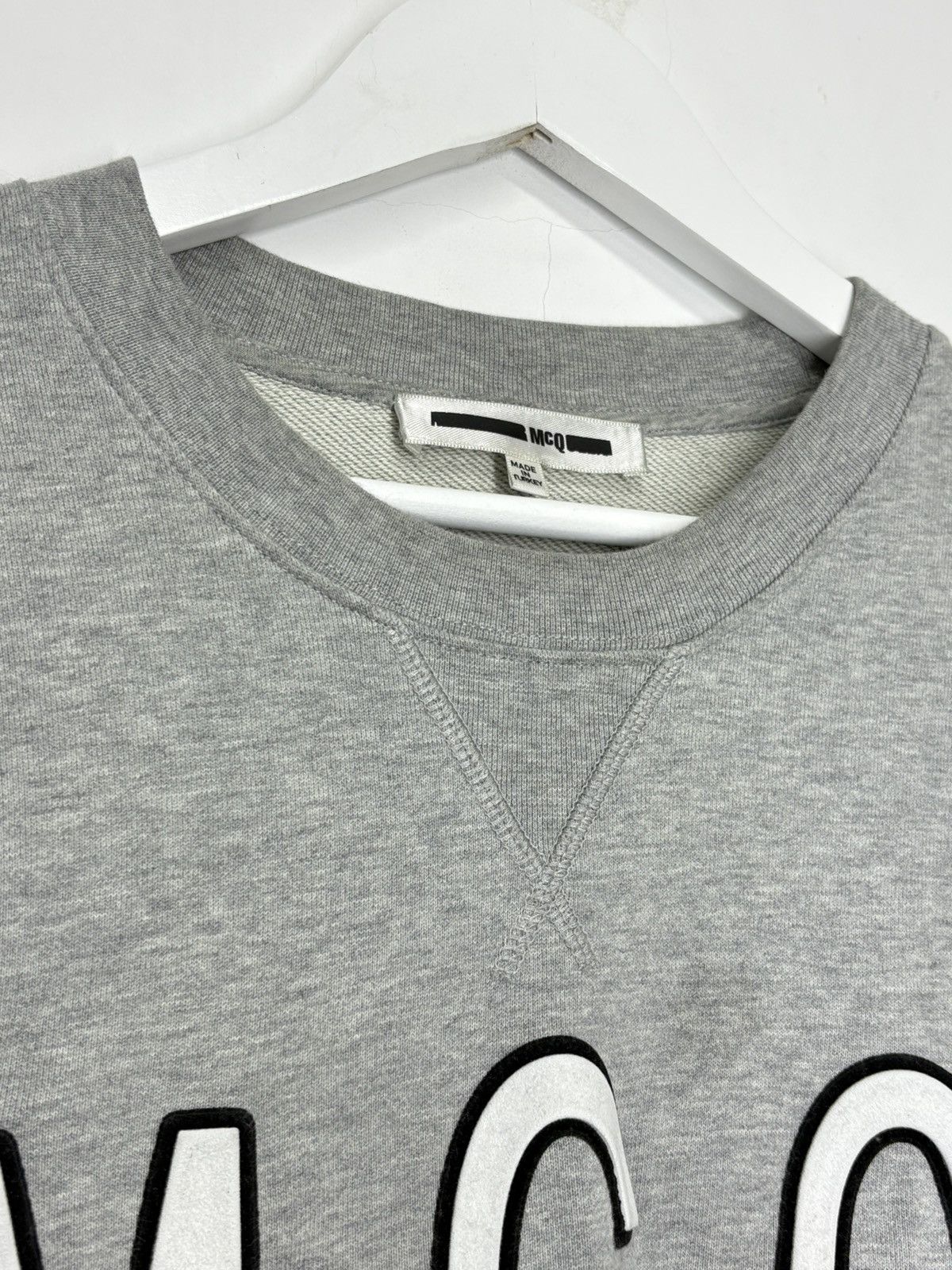 Alexander McQueen Alexander McQueen MCQ Logo Sweatshirt Grey Size L Size US L / EU 52-54 / 3 - 11 Thumbnail