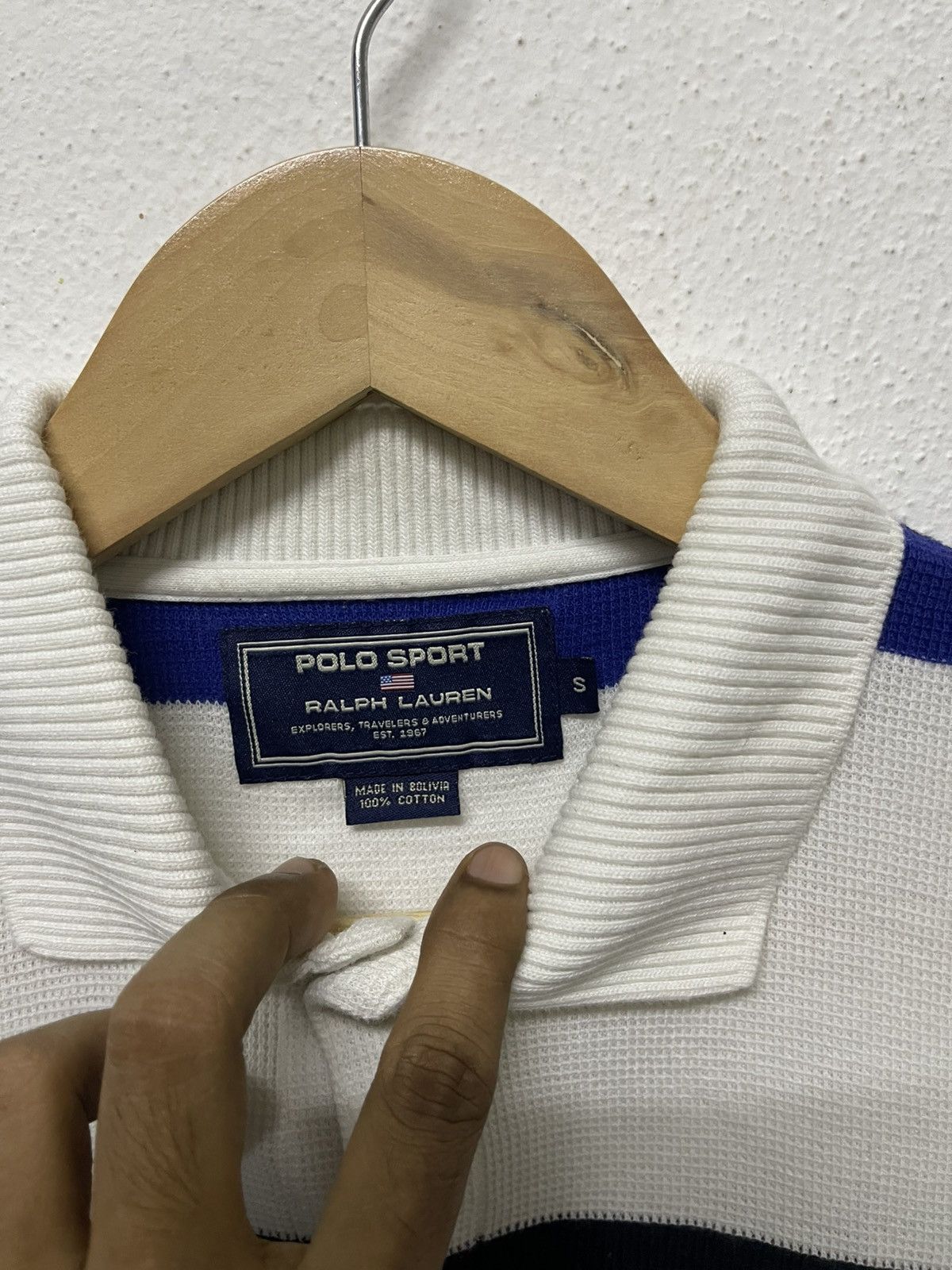 Polo Ralph Lauren 90s POLO SPORT BY RALPH LAUREN STRIPES POLO SHIRT Size US S / EU 44-46 / 1 - 6 Thumbnail