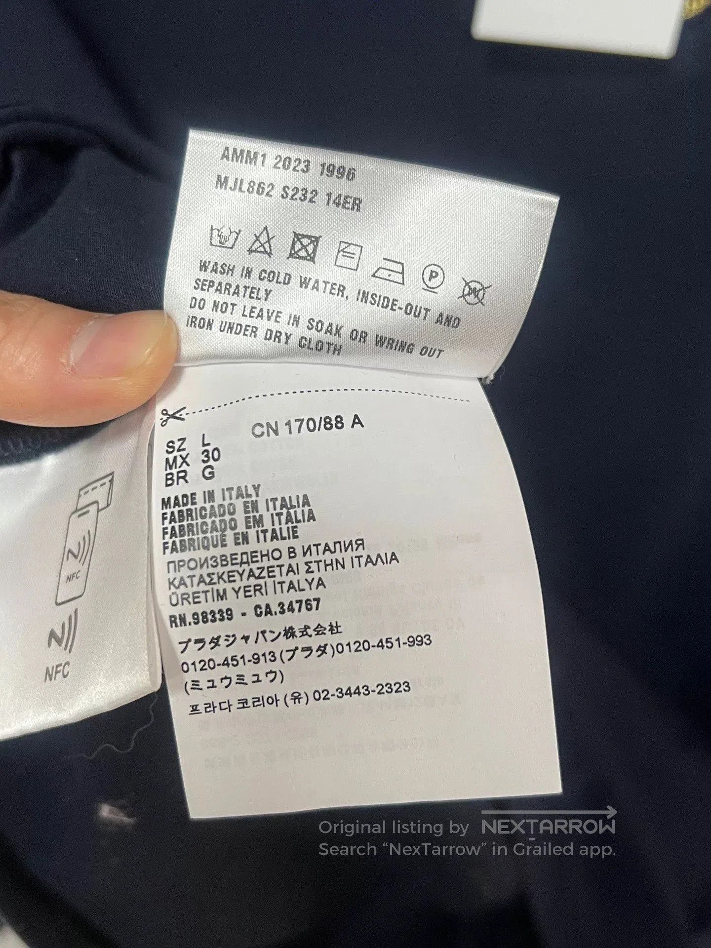 Other Miumiu Gold Logo Long Sleeve Top. Size L / US 10 / IT 46 - 5 Thumbnail