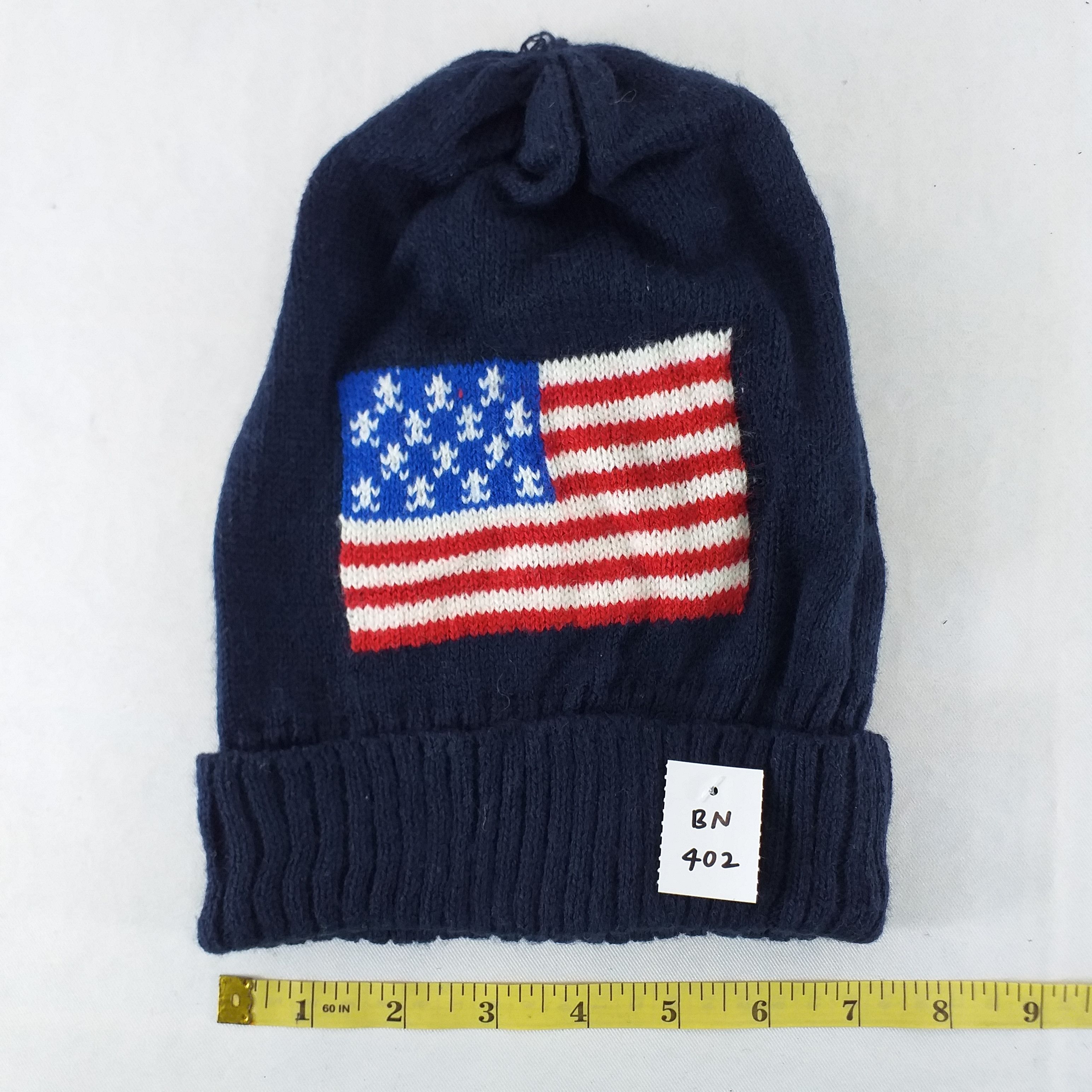 Japanese Brand Big Flag Snow Cap Hat Beanie -BN402 Size ONE SIZE - 4 Thumbnail