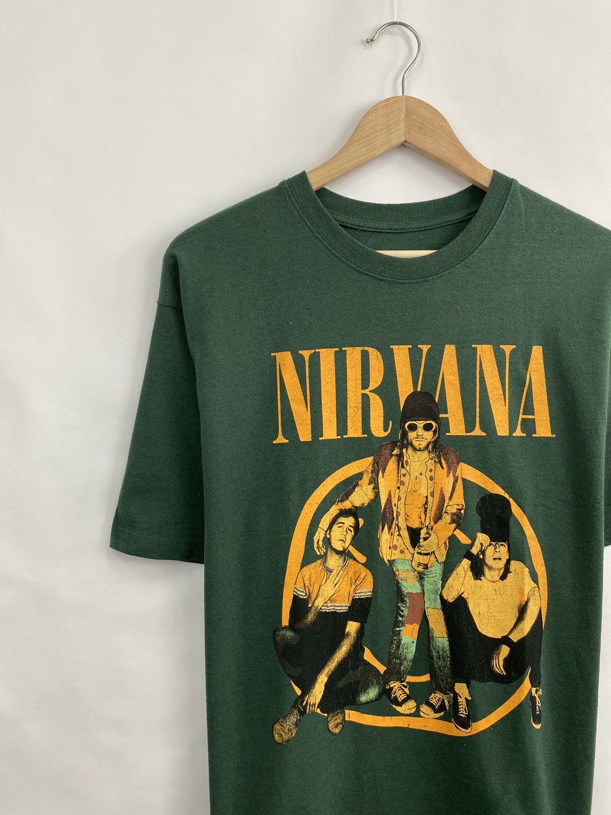 Nirvana 🇺🇸 Y2K Nirvana Kurt Cobain T-Shirt Rare Retro Hype Size US M / EU 48-50 / 2 - 3 Thumbnail