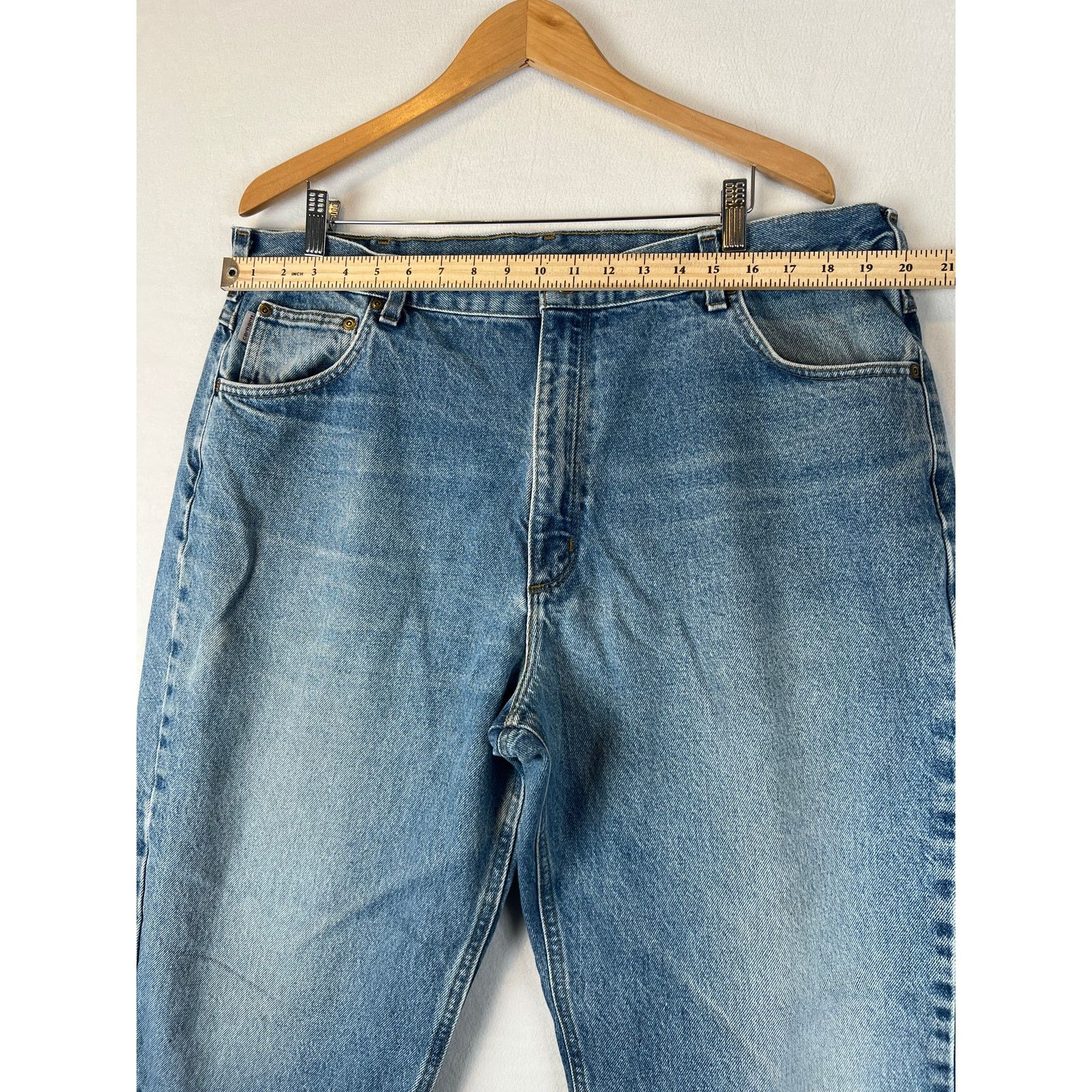 Carhartt Carhartt Jeans Mens 42x32 Blue Relaxed Straight Denim Pants Size US 42 / EU 58 - 5 Thumbnail