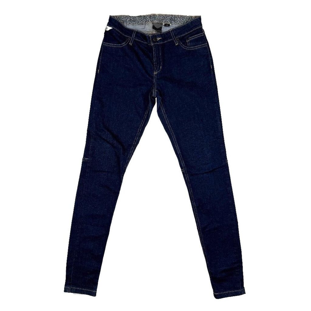 Harley Davidson HARLEY DAVIDSON Moto Skinny Ankle Stretch Blue Jeans Size 27 Size 27" / US 4 / IT 40 - 3 Thumbnail